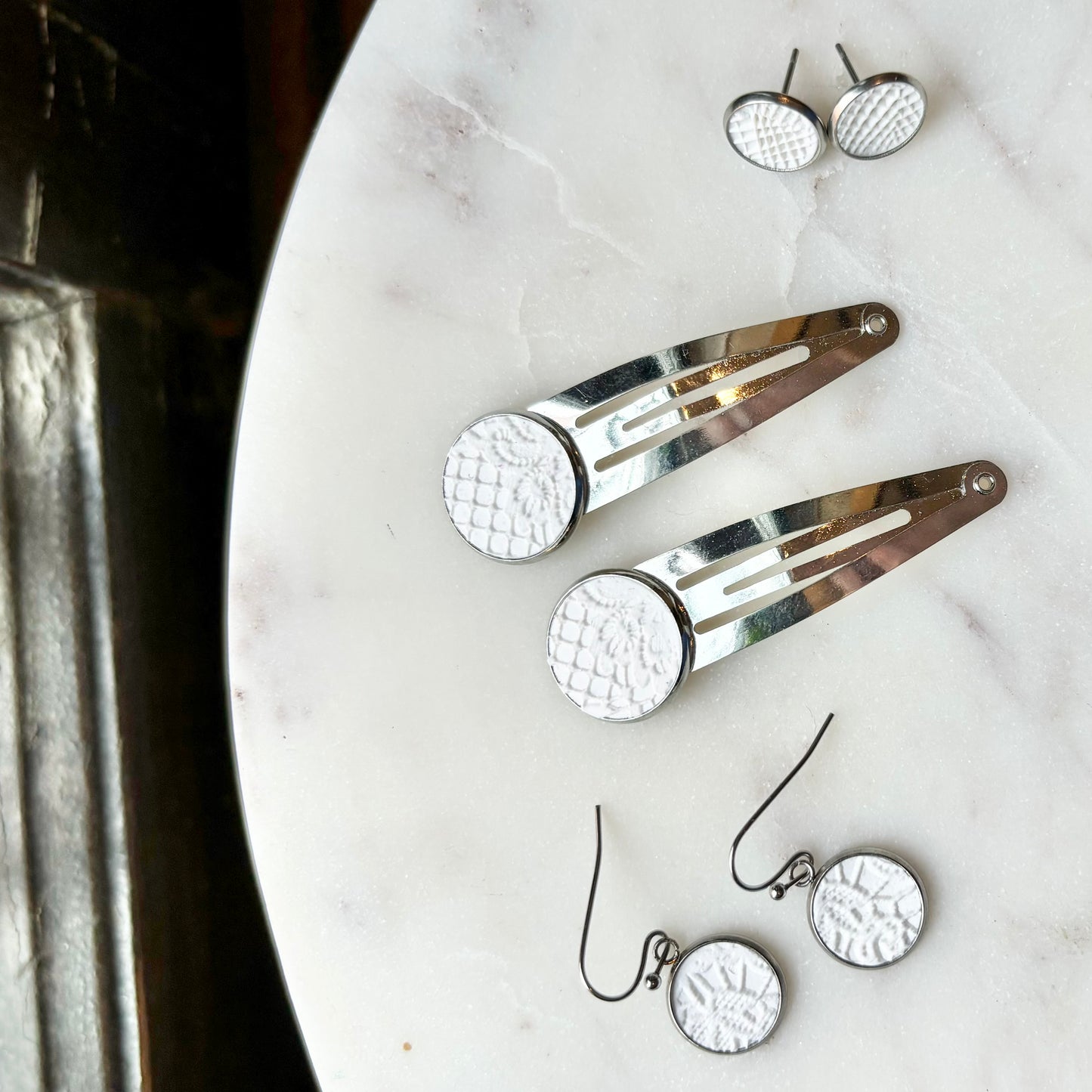 Soft White | Barettes | Summer