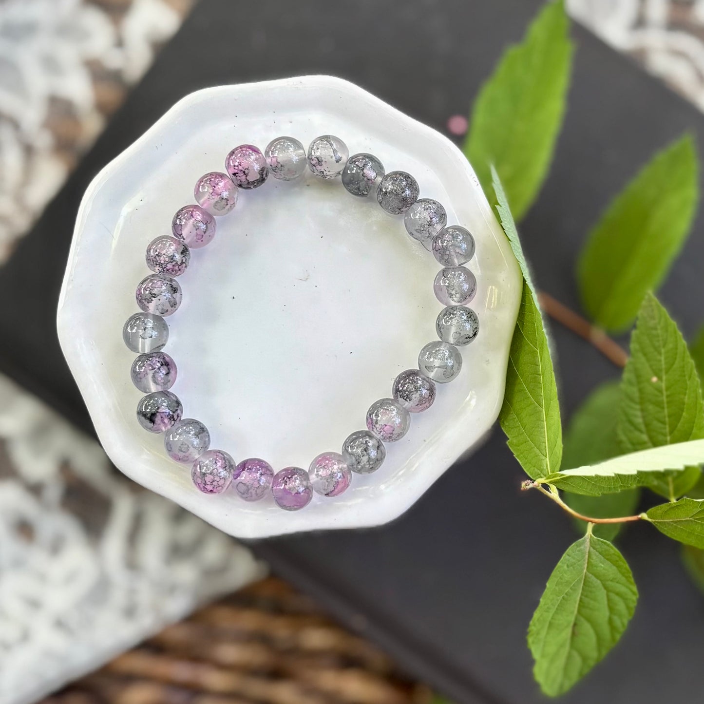 Zoe | Blue Grey, Amethyst