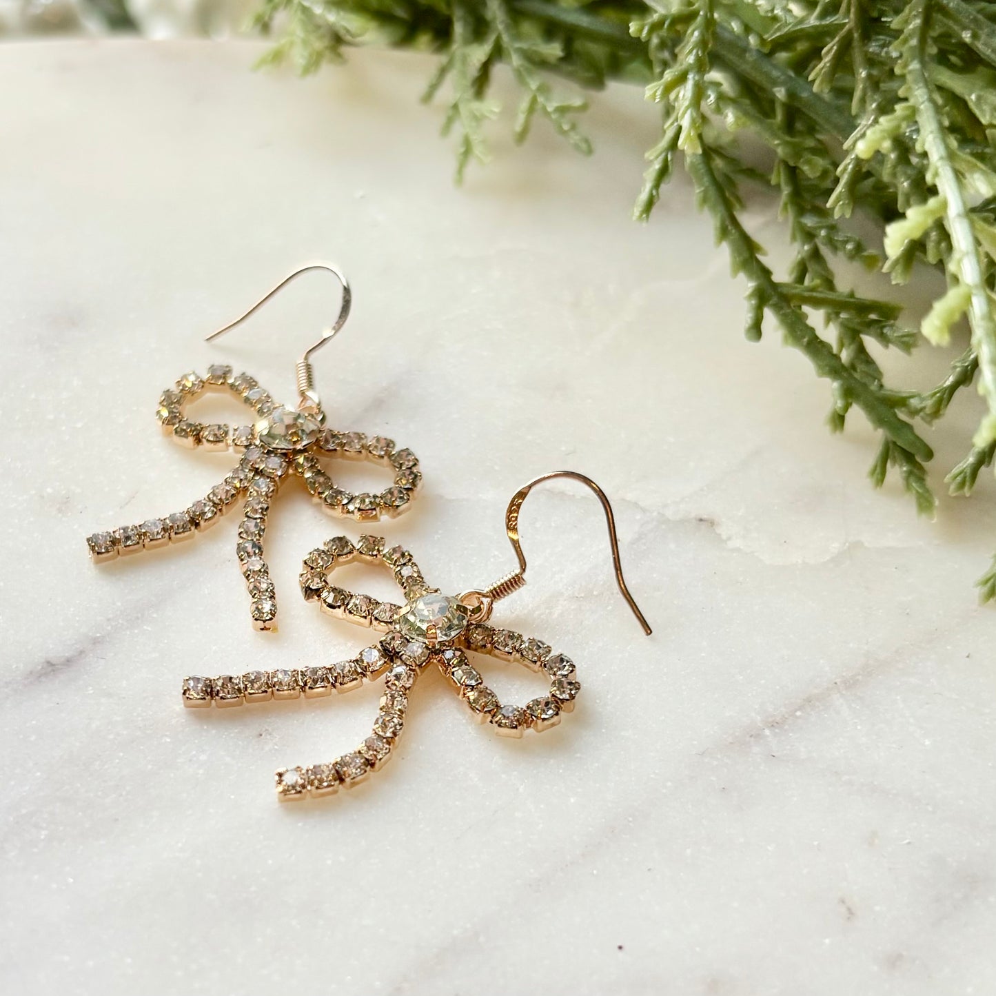 Rhinestone Bows | Gold | Autumn and Spring