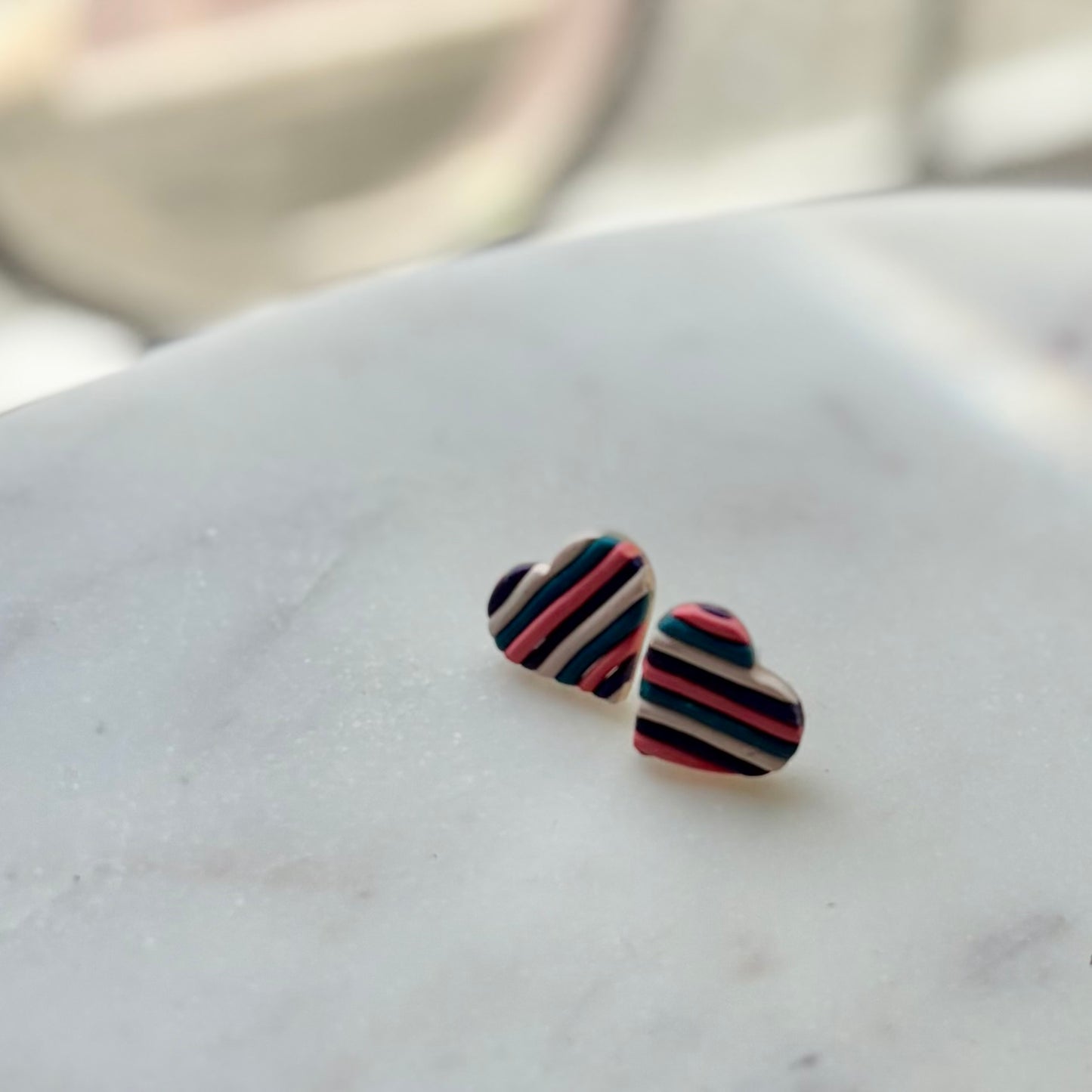 Kya | Heart Stud | Autumn