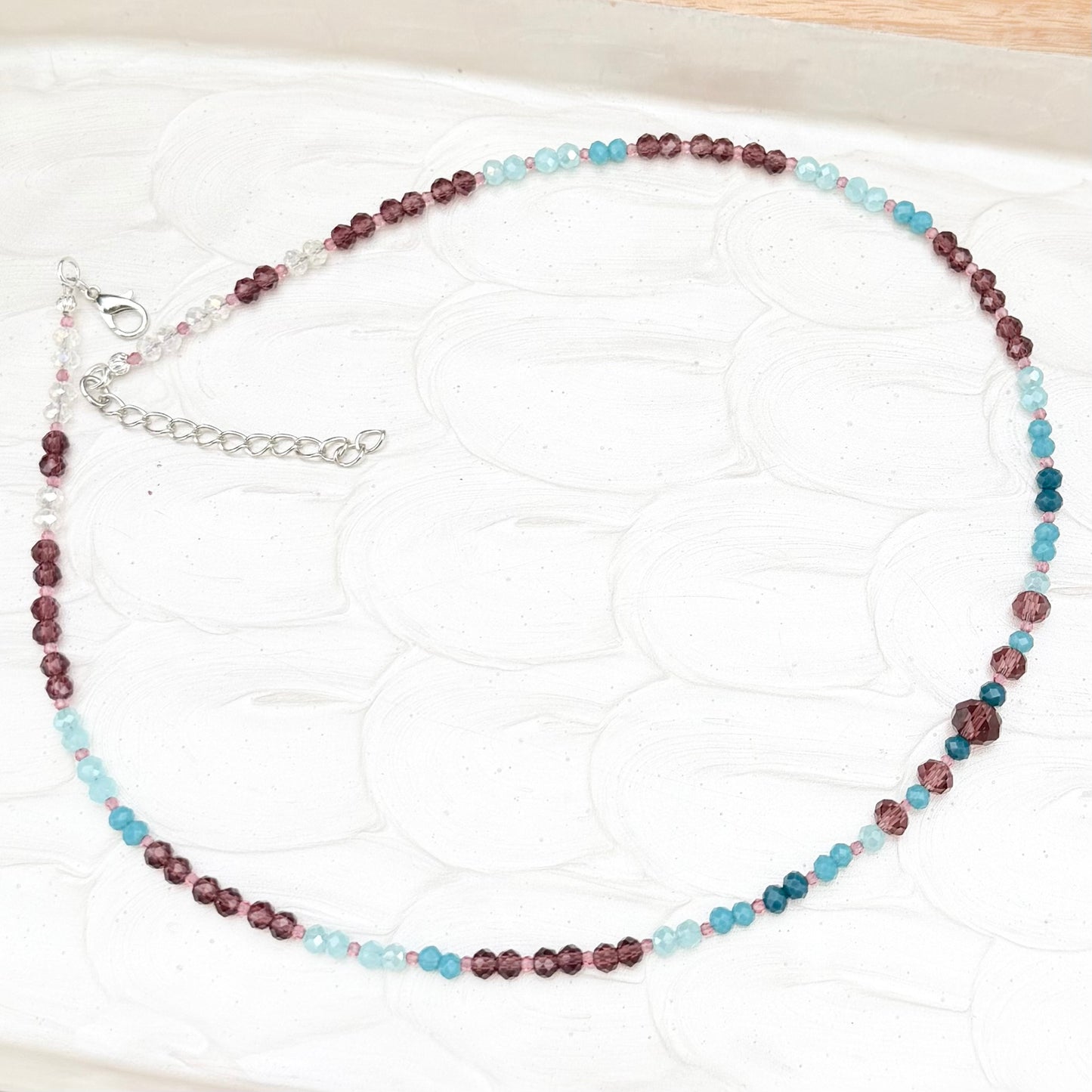 Luciana | Plum, Sea Green, Sky Blue, Powder Blue | Summer