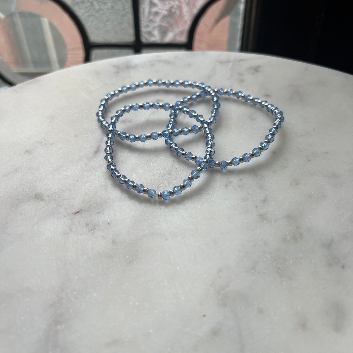 Wren | Sky Blue and Silver | Summer