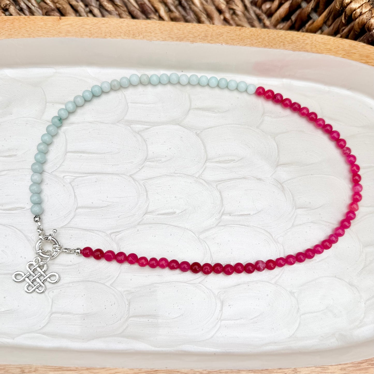 Natalie | Magenta and Ice Blue | Winter
