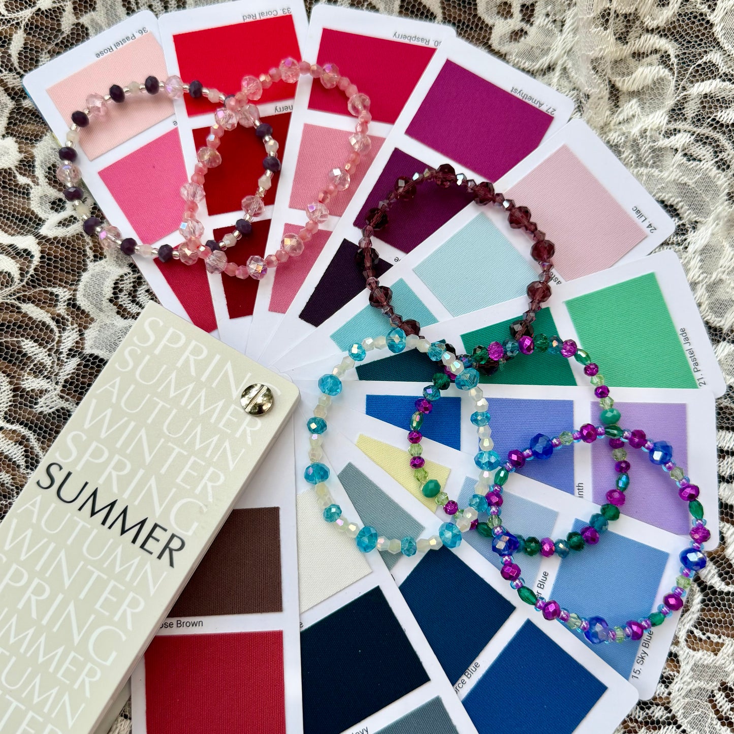 Malia | Amethyst, Hyacinth, Jade, Delph | Summer