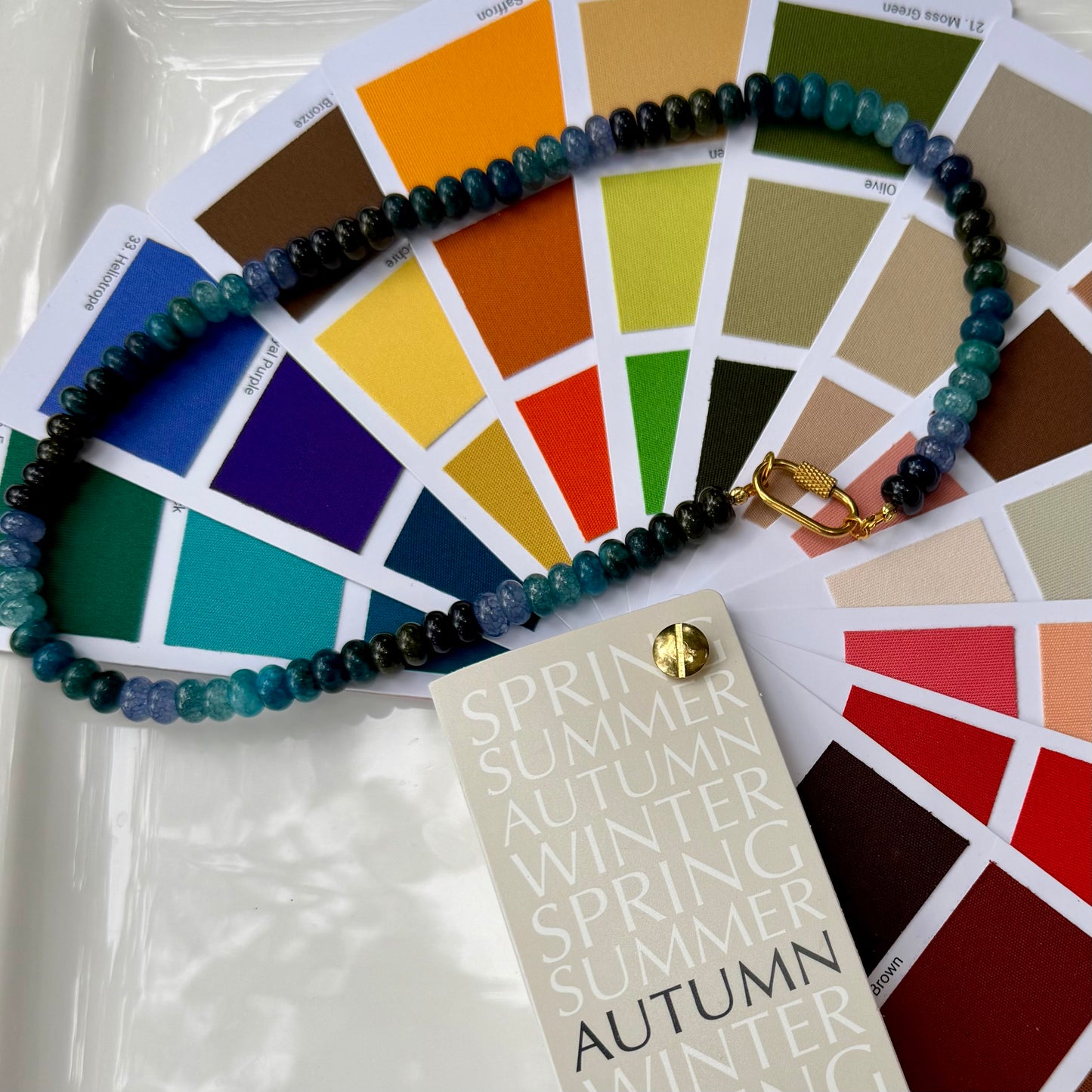 Ava | Deep Blues and Greens | Dark Autumn