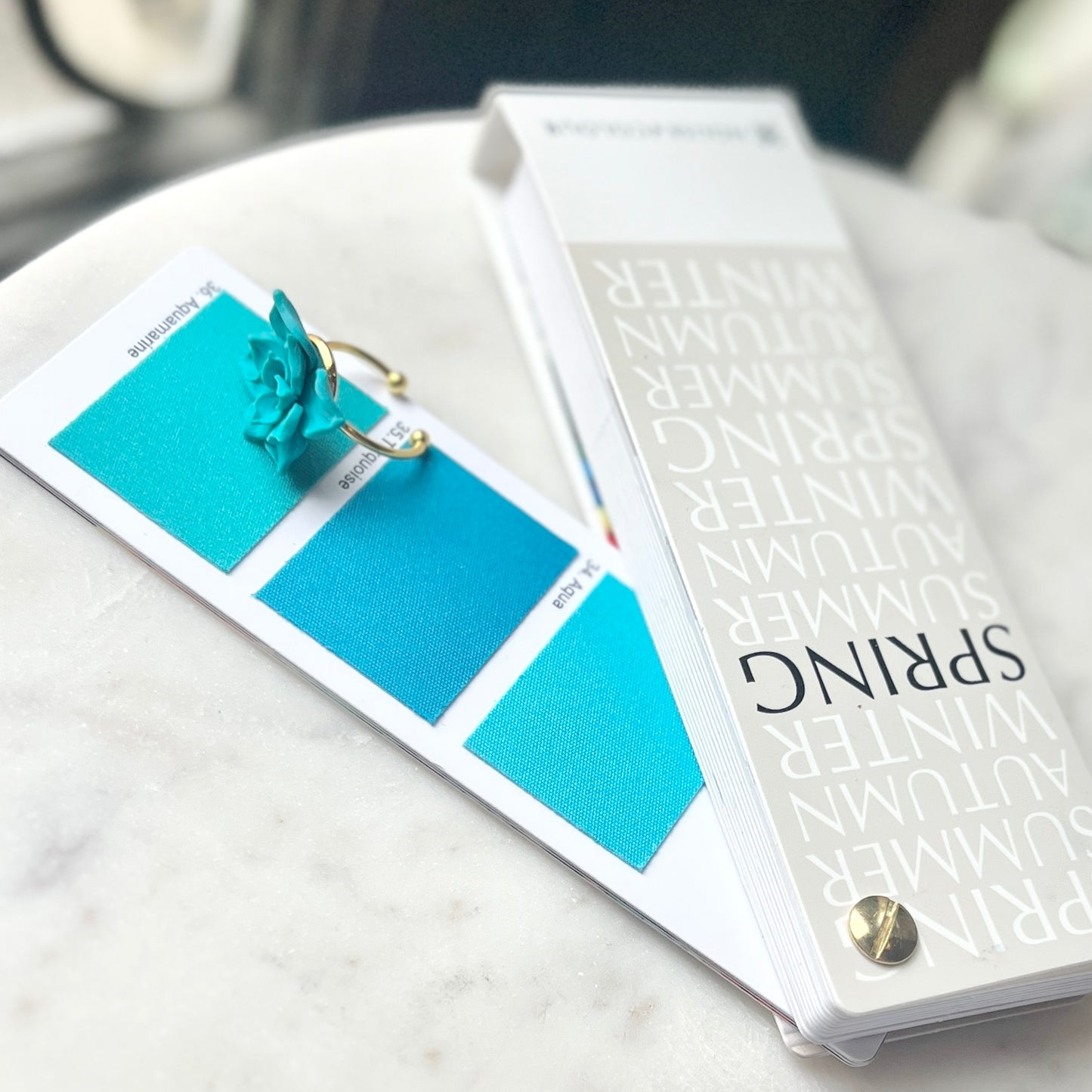 Delaney | Ring | Aquamarine | Spring