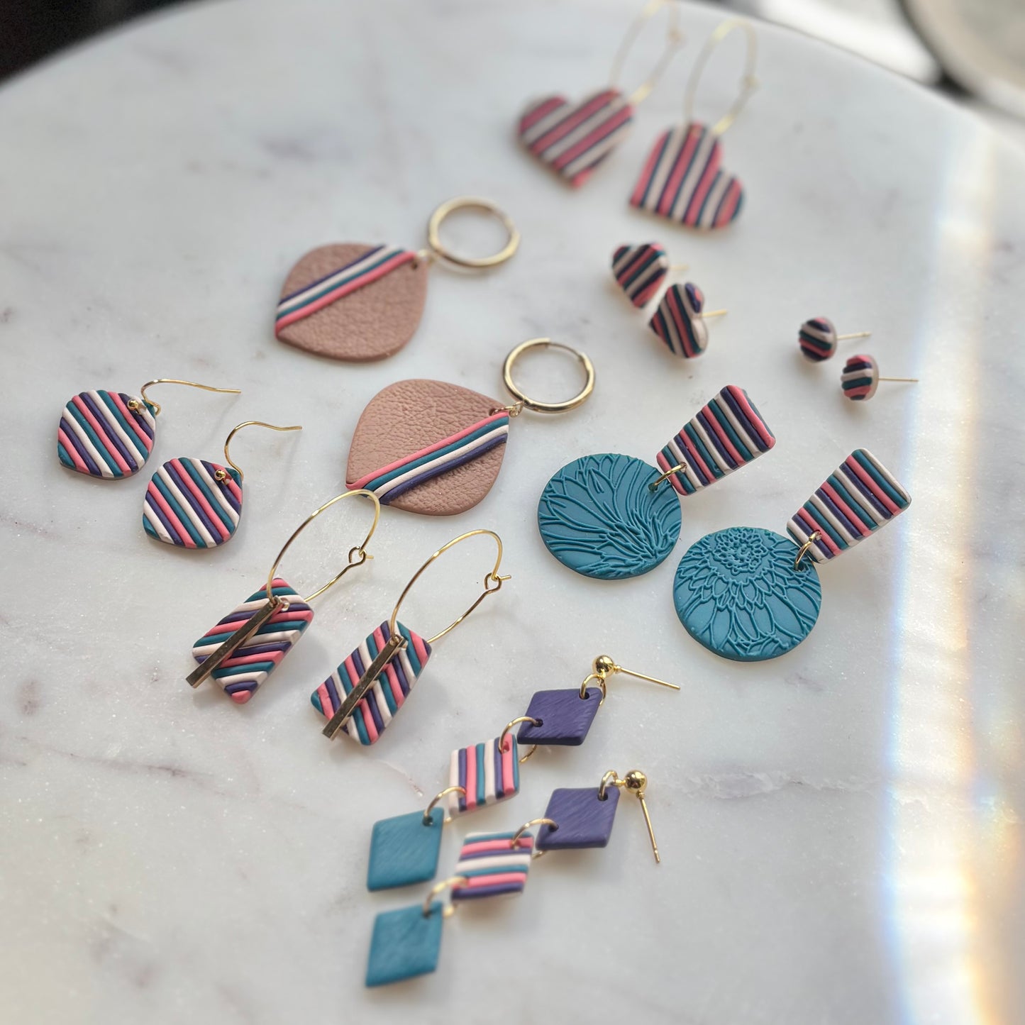 Kya | Heart Stud | Autumn