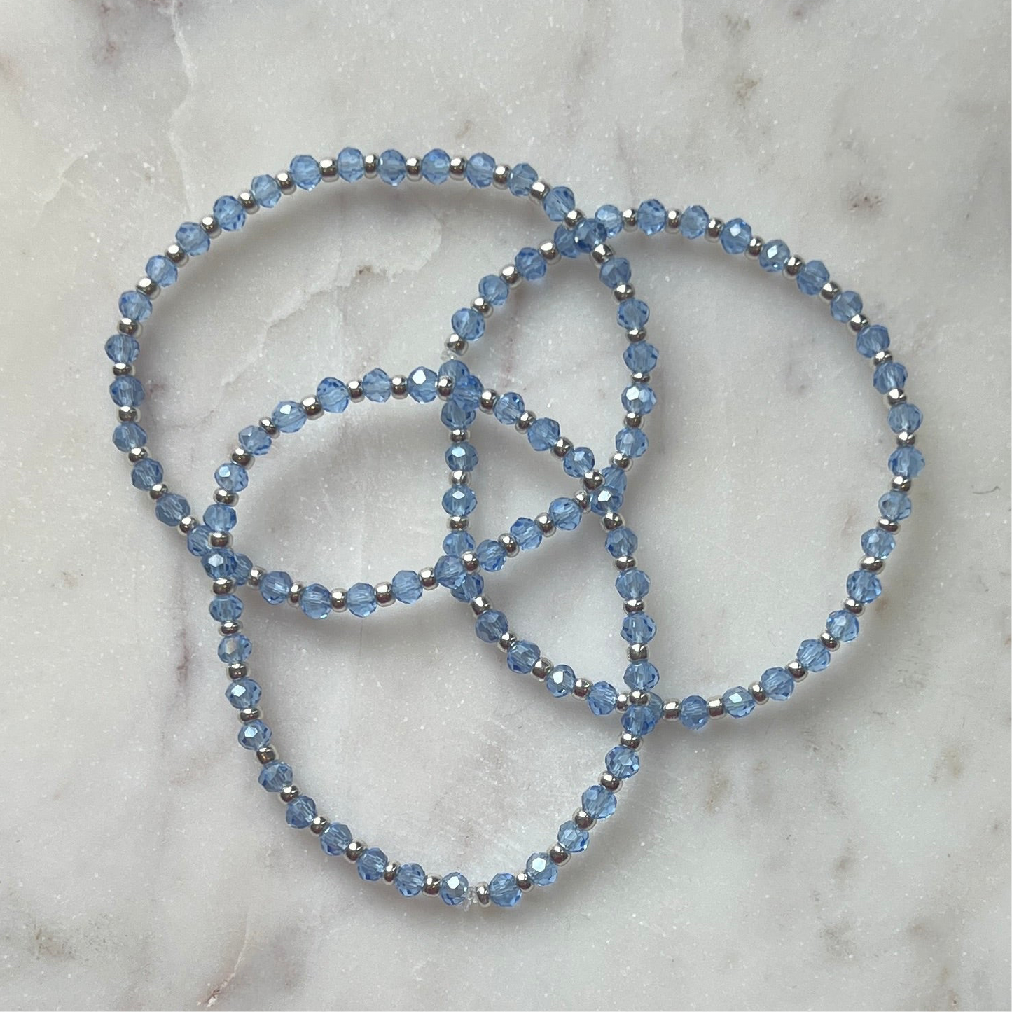 Wren | Sky Blue and Silver | Summer