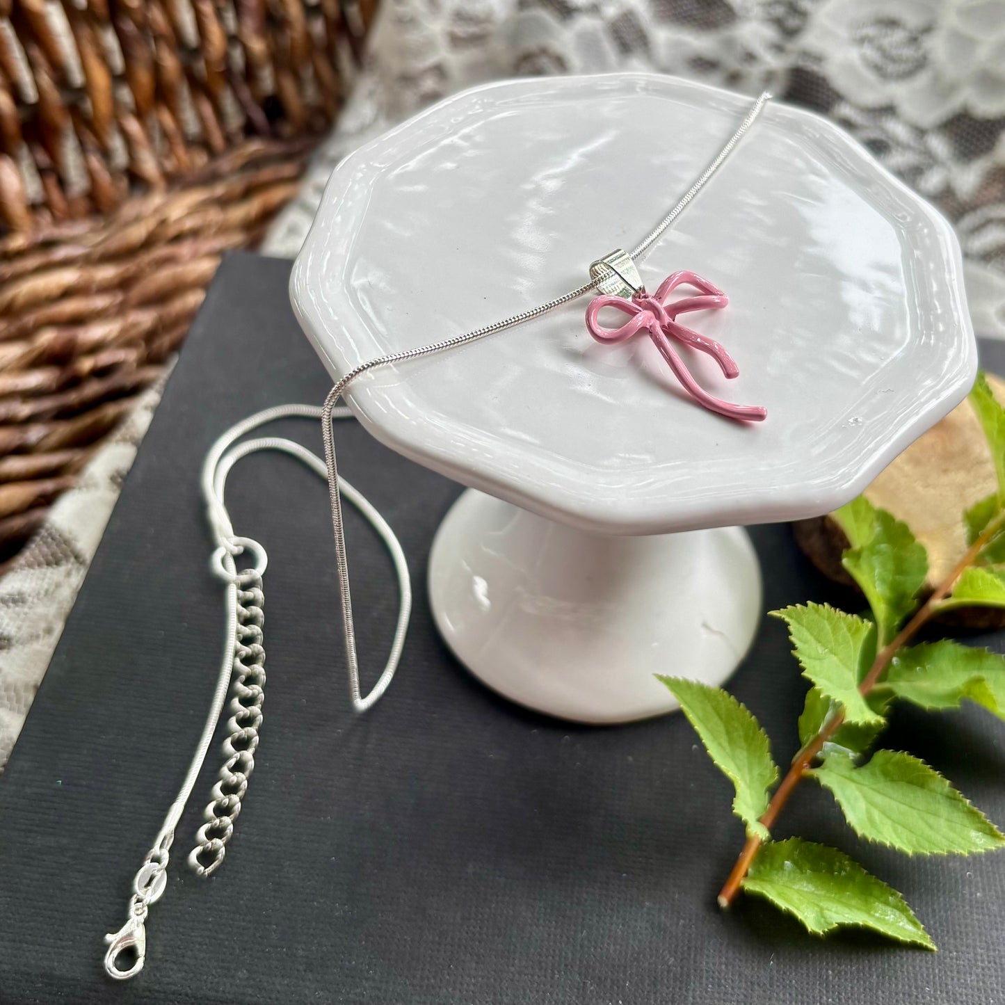 Bow Necklace | Clover | Summer