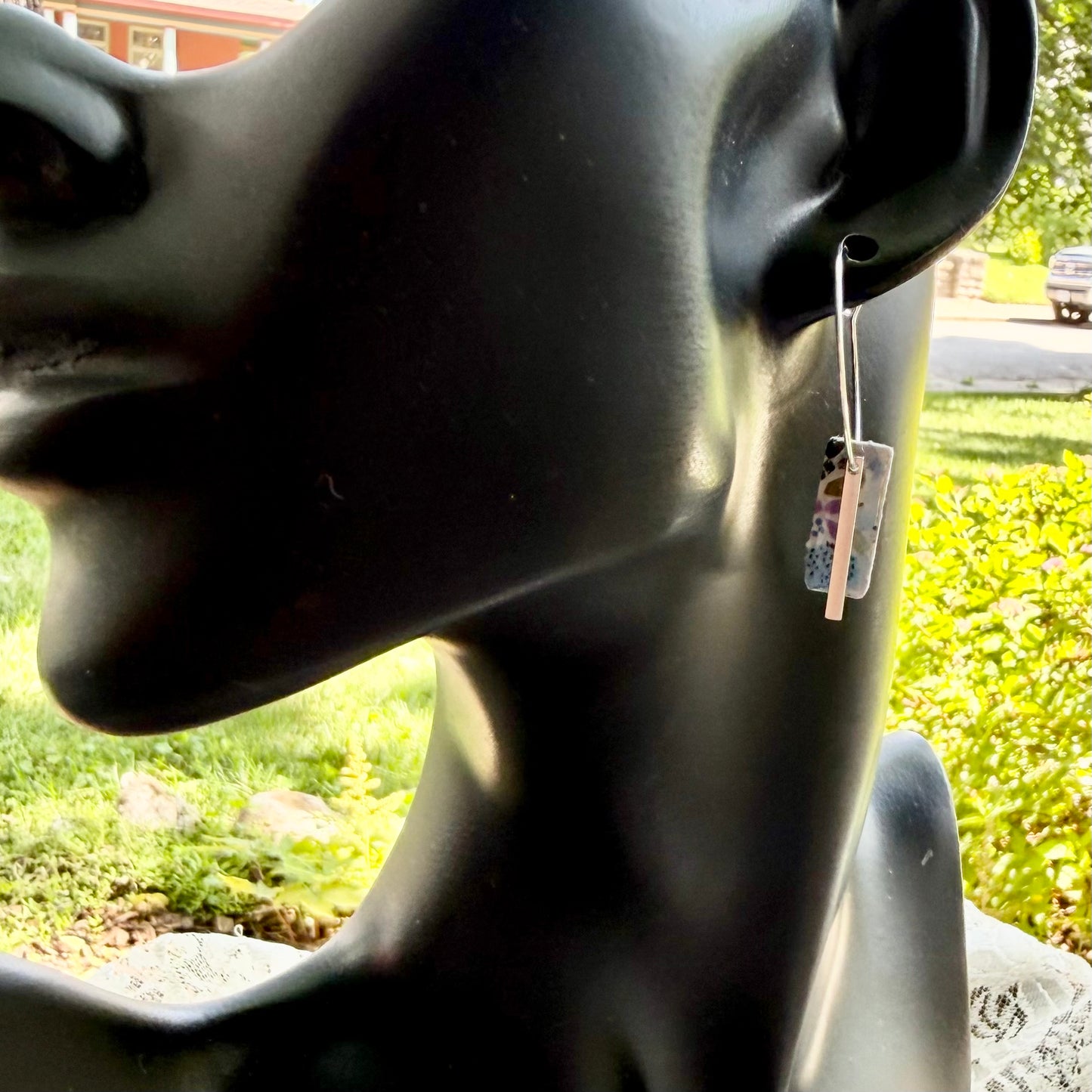 Gwen | Rectangle Hoops | Summer