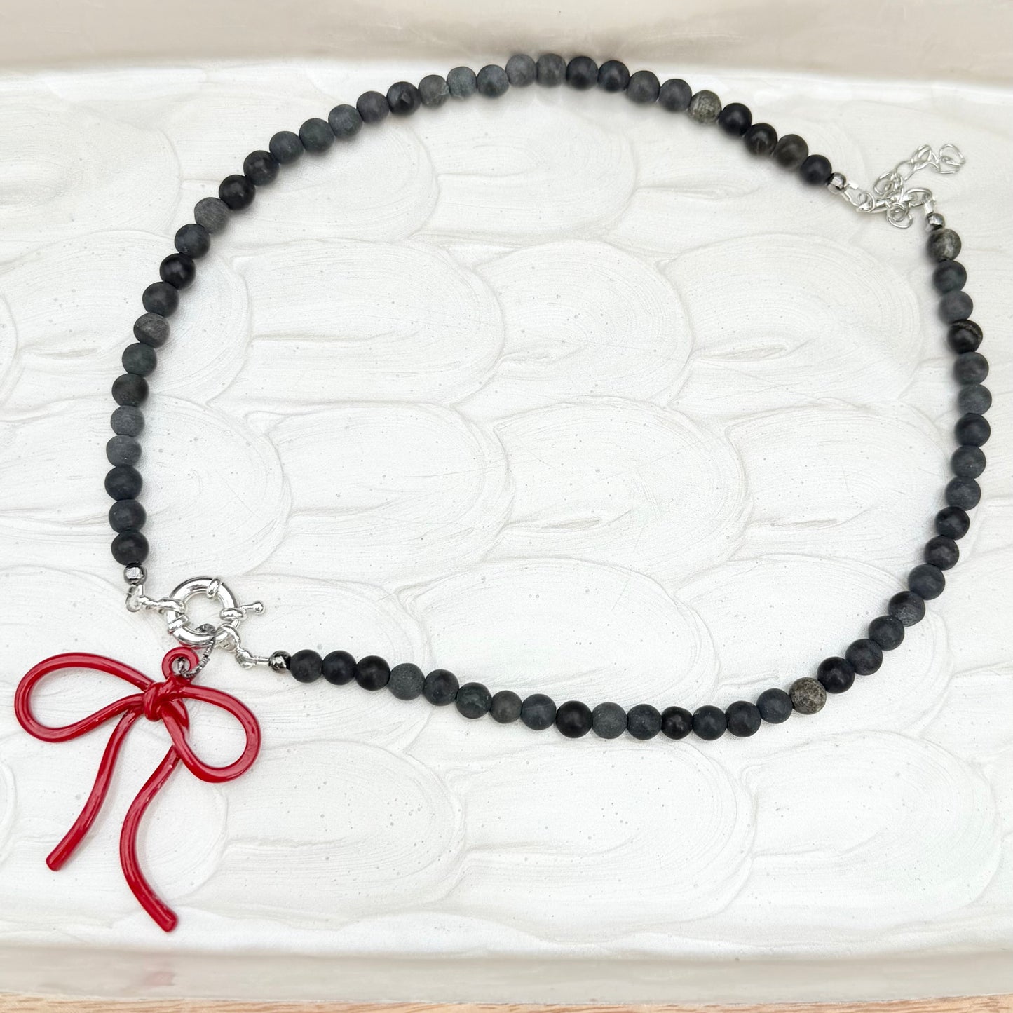 Natalie | Charcoal and Carmine | Winter