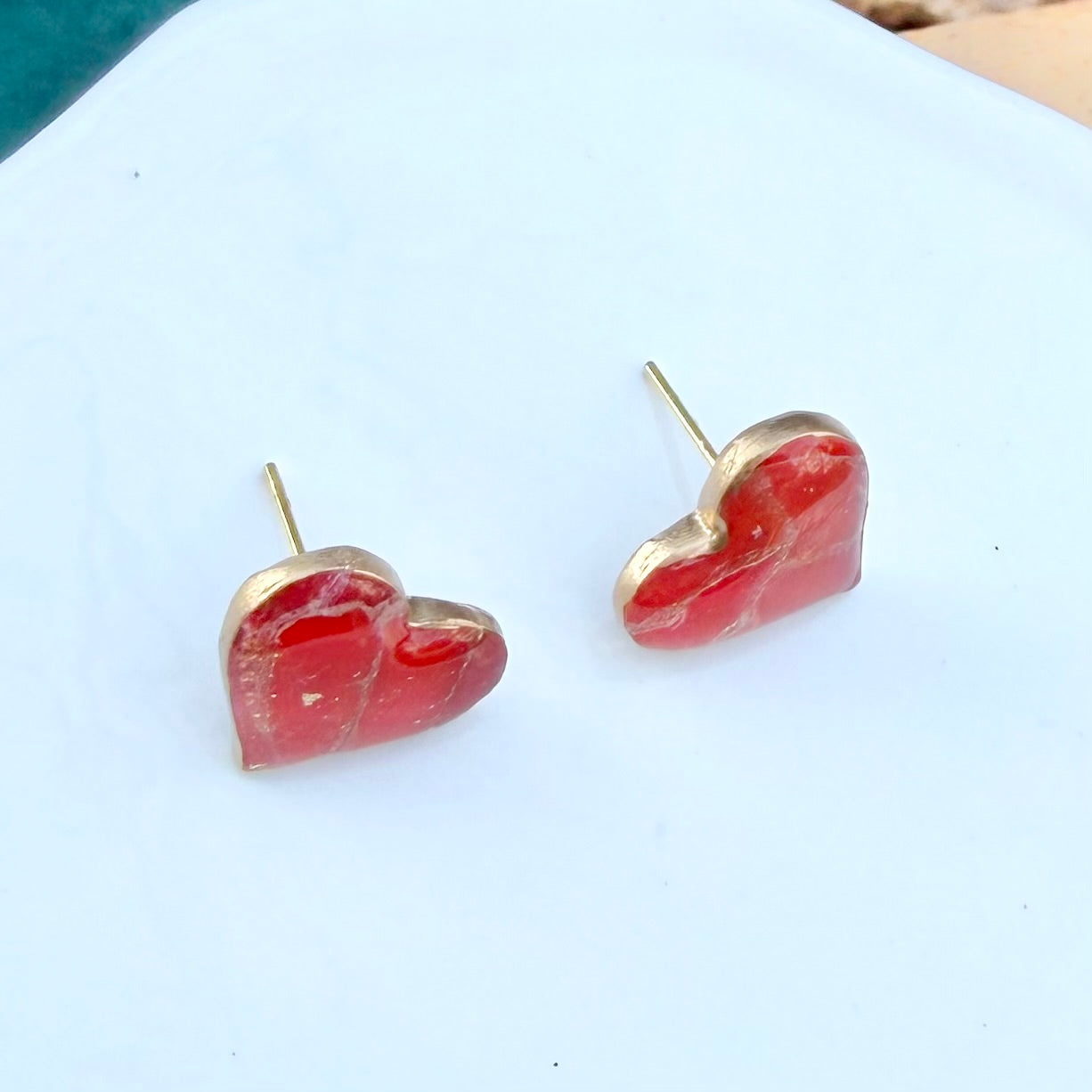 Charlie | Heart Stud | Autumn and Spring