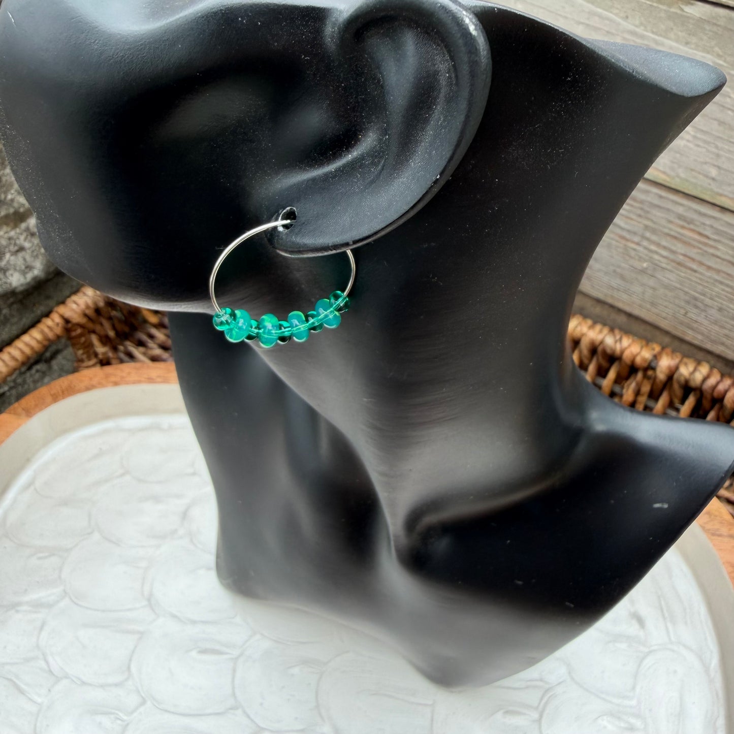 Wren | Jade Hoops | Summer