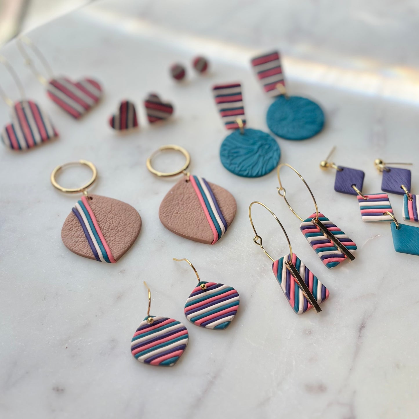 Kya | Heart Stud | Autumn