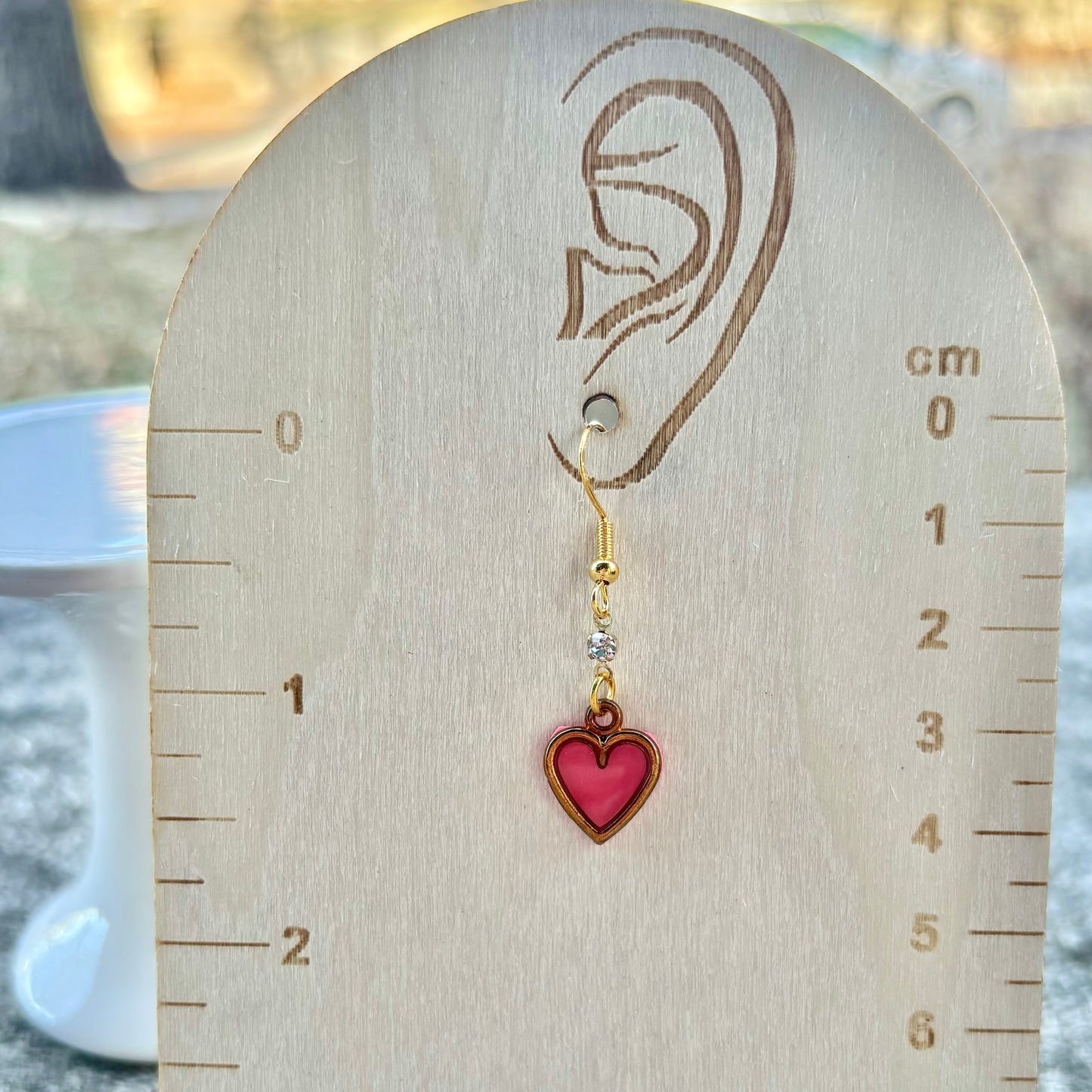 Heart Dangles | Coral | Autumn and Spring