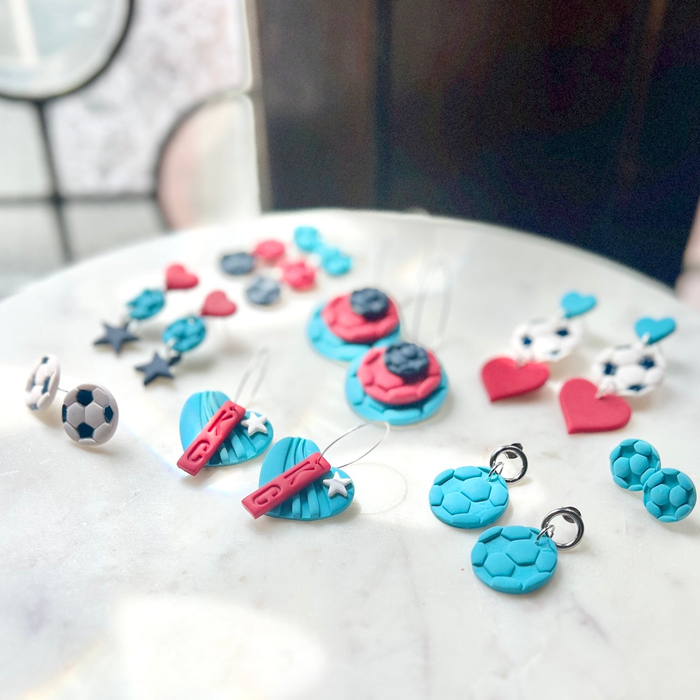 Current | Teal Soccer Ball Stud | Kansas City Current