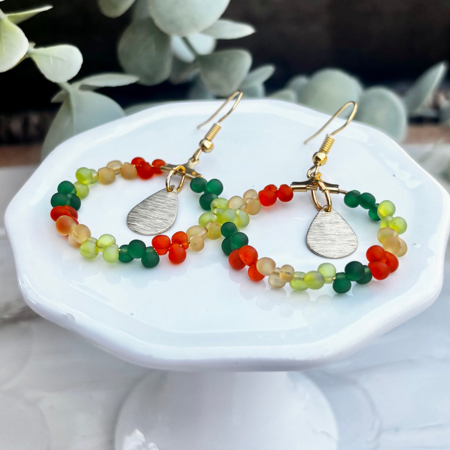 Jayla | Lime Green, Grass Green, Orange, Old Gold | Autumn