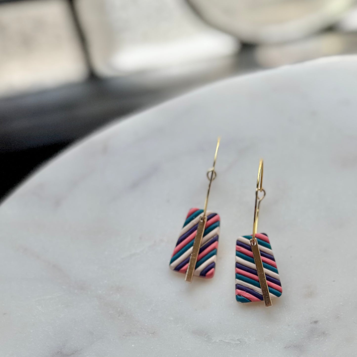 Kya | Rectangular Hoops | Autumn