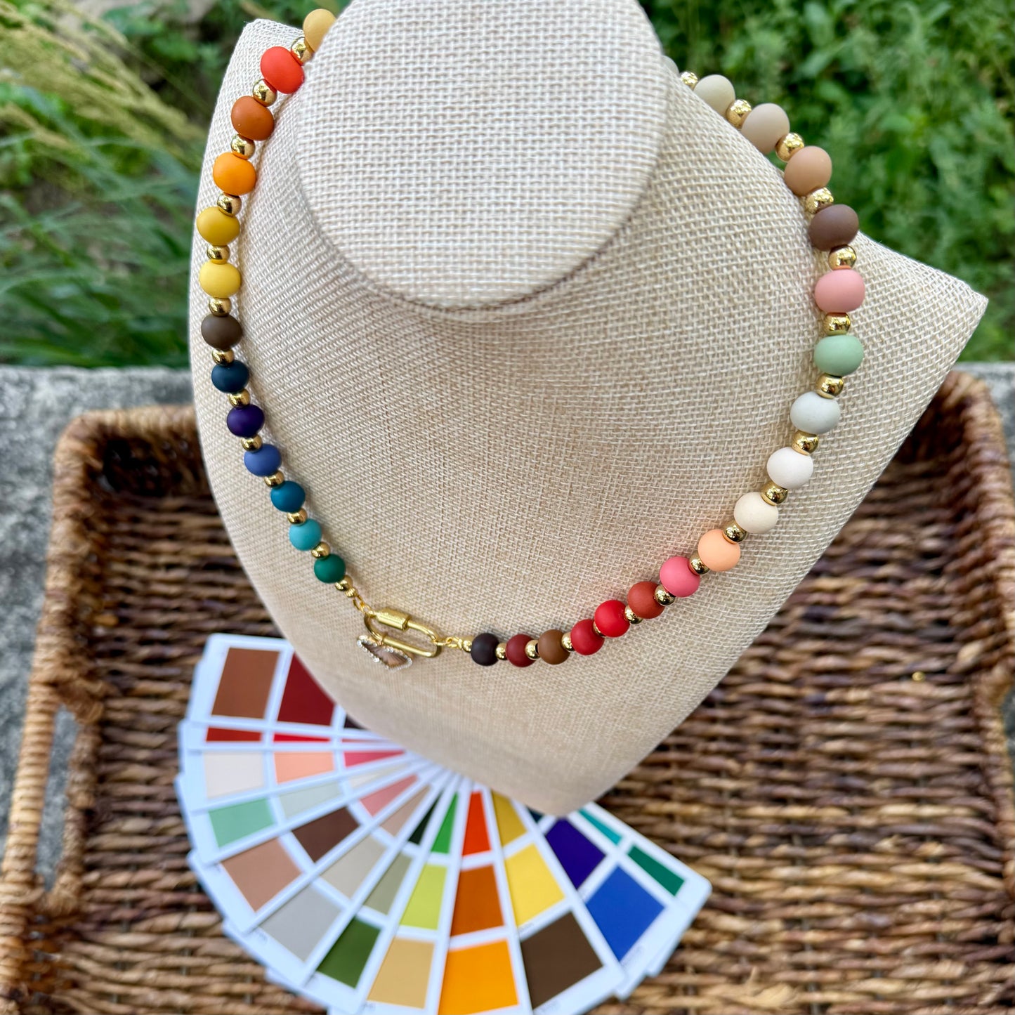 Palette Wearables | Carabiner Necklace | Autumn