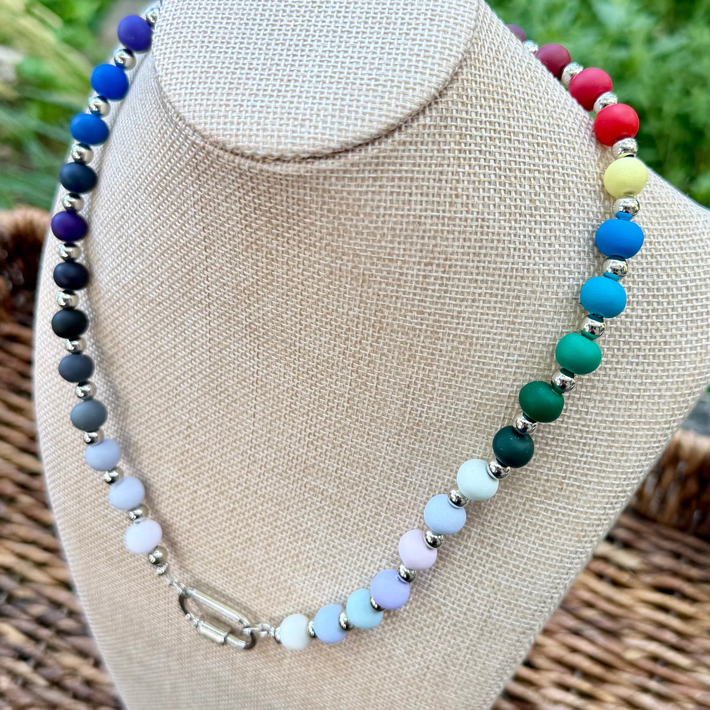 Palette Wearables | Carabiner Necklace | Winter