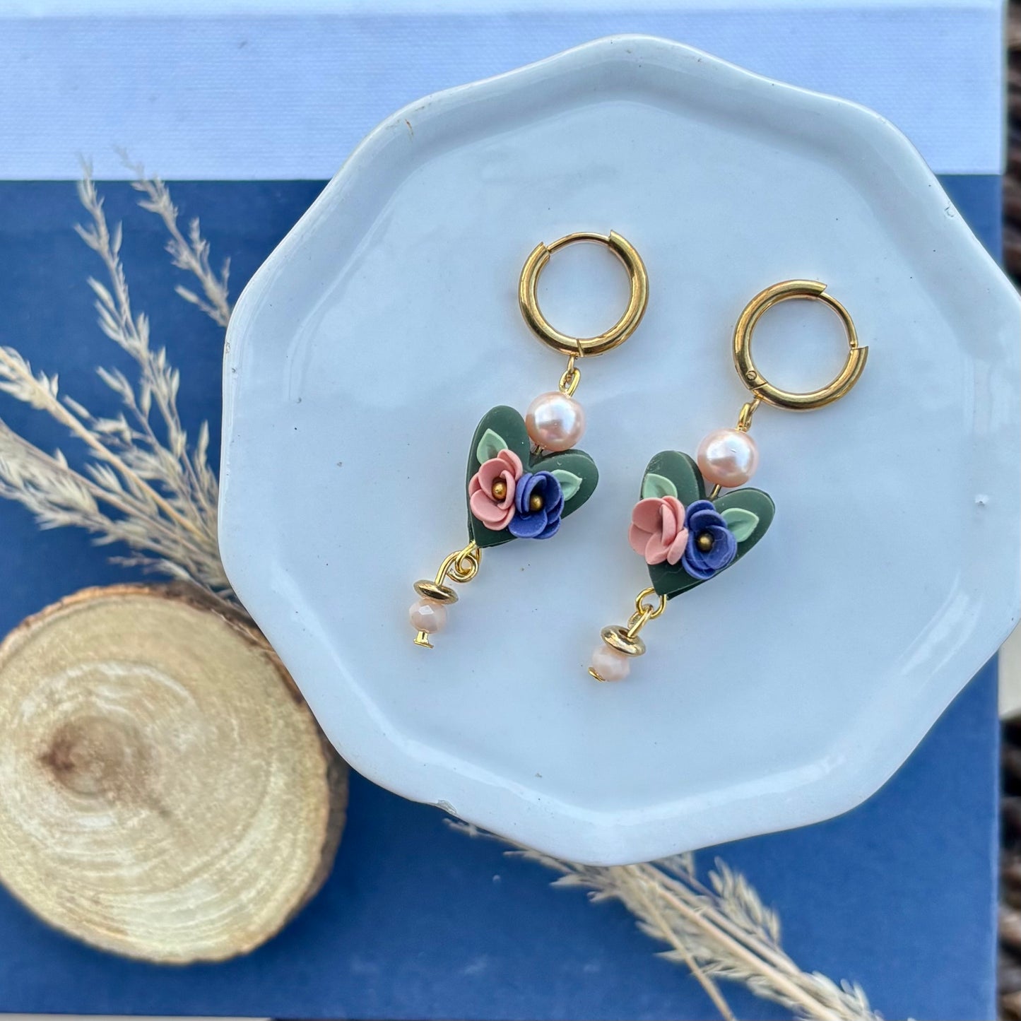 Lyla | Heart Dangles | Autumn