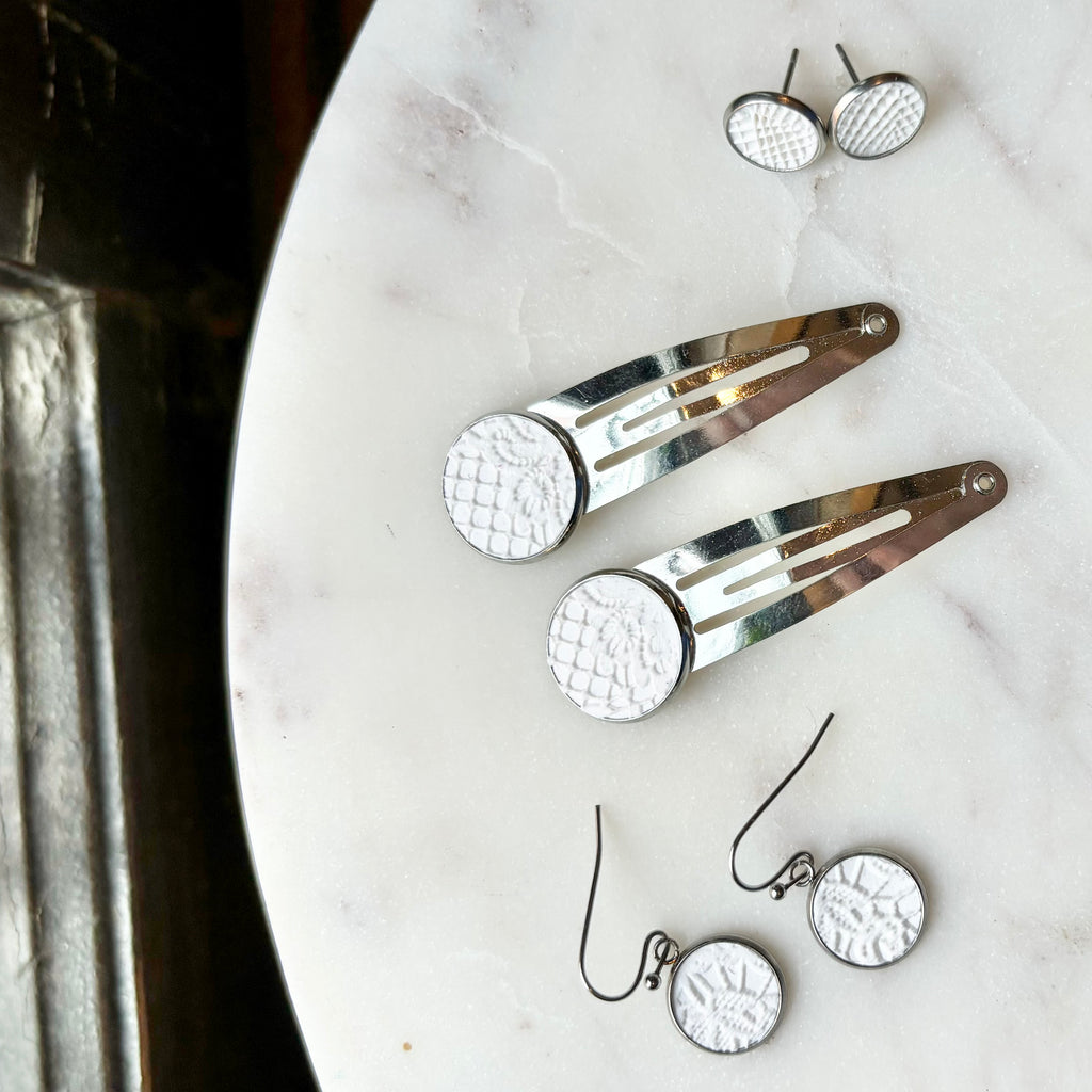 Soft White | Barettes | Summer