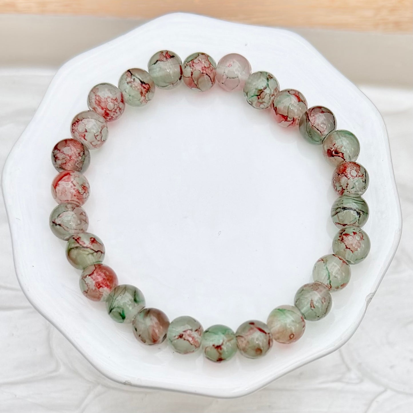 Zoe | Brick and Forest Green