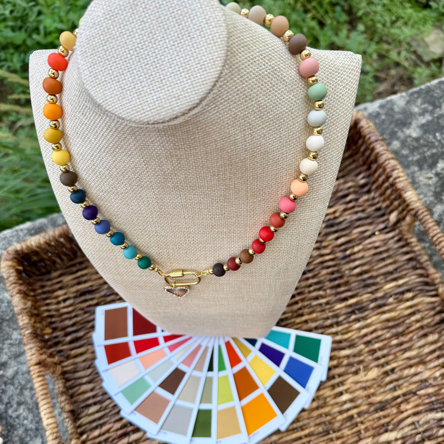 Palette Wearables | Carabiner Necklace | Autumn