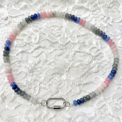 Ava | White, Grey, Blue, Pink | Soft Summer
