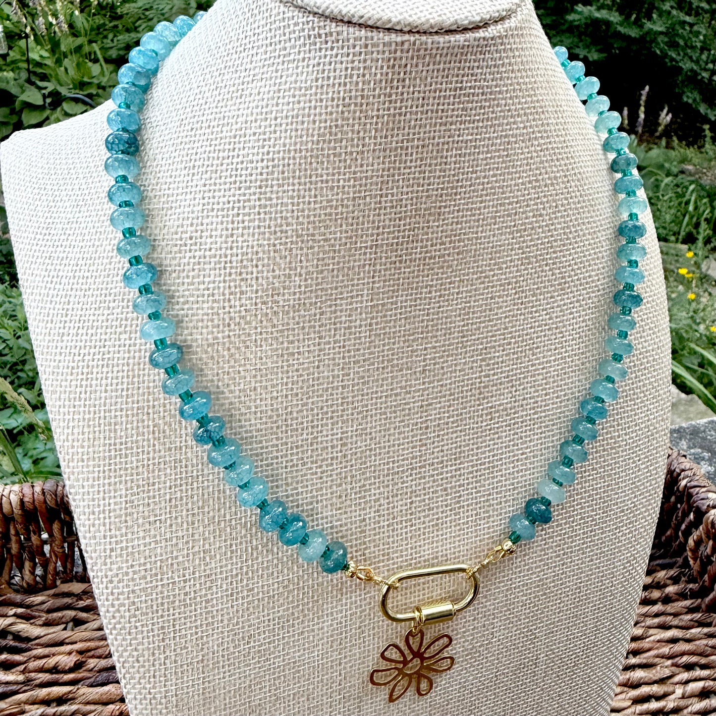 Ava | Peacock with Kingfisher Spacers | Autumn