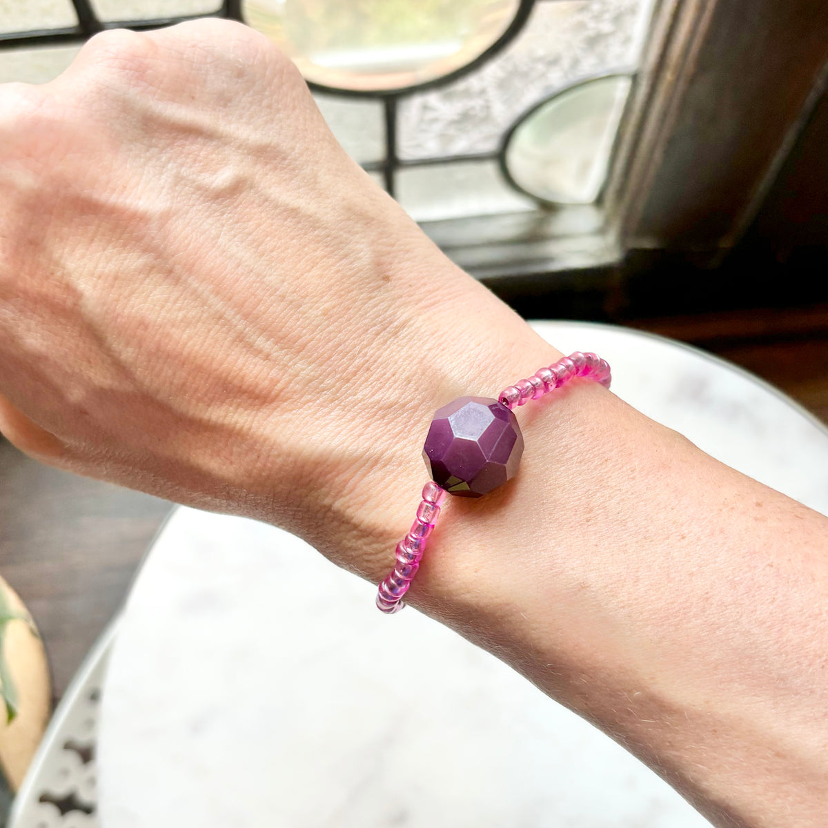 Statement Bracelets | Amethyst and Plum | Summer