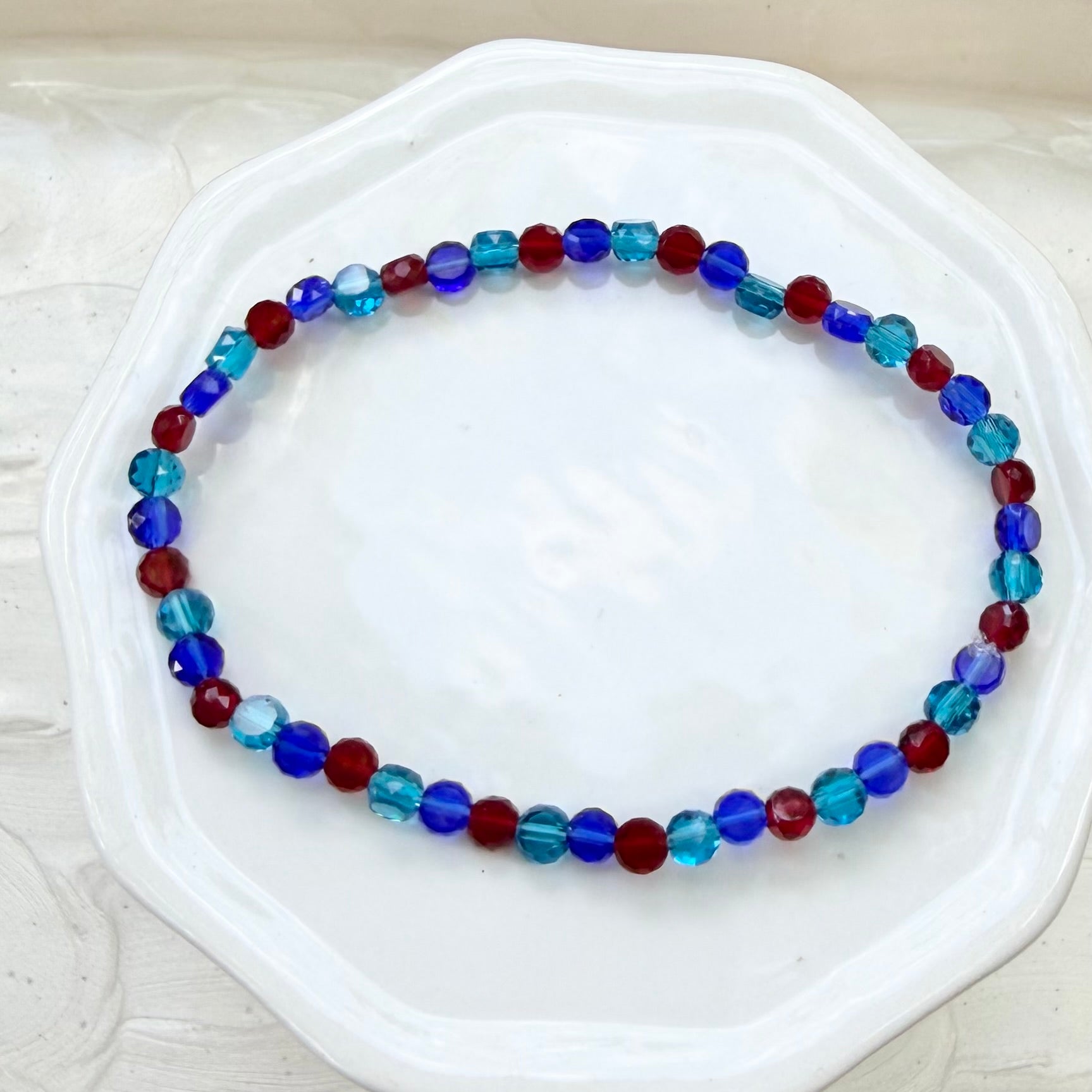 Lina | Electric Blue, Carmine, and Turquoise Blue | Winter