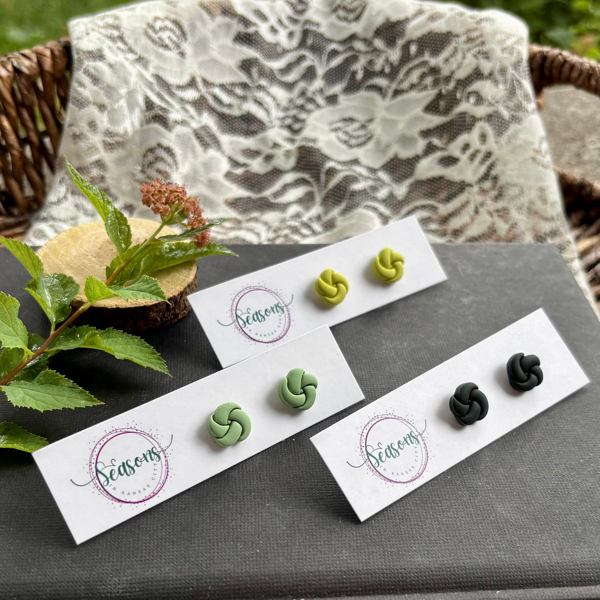 Knotted Up | Studs | Autumn