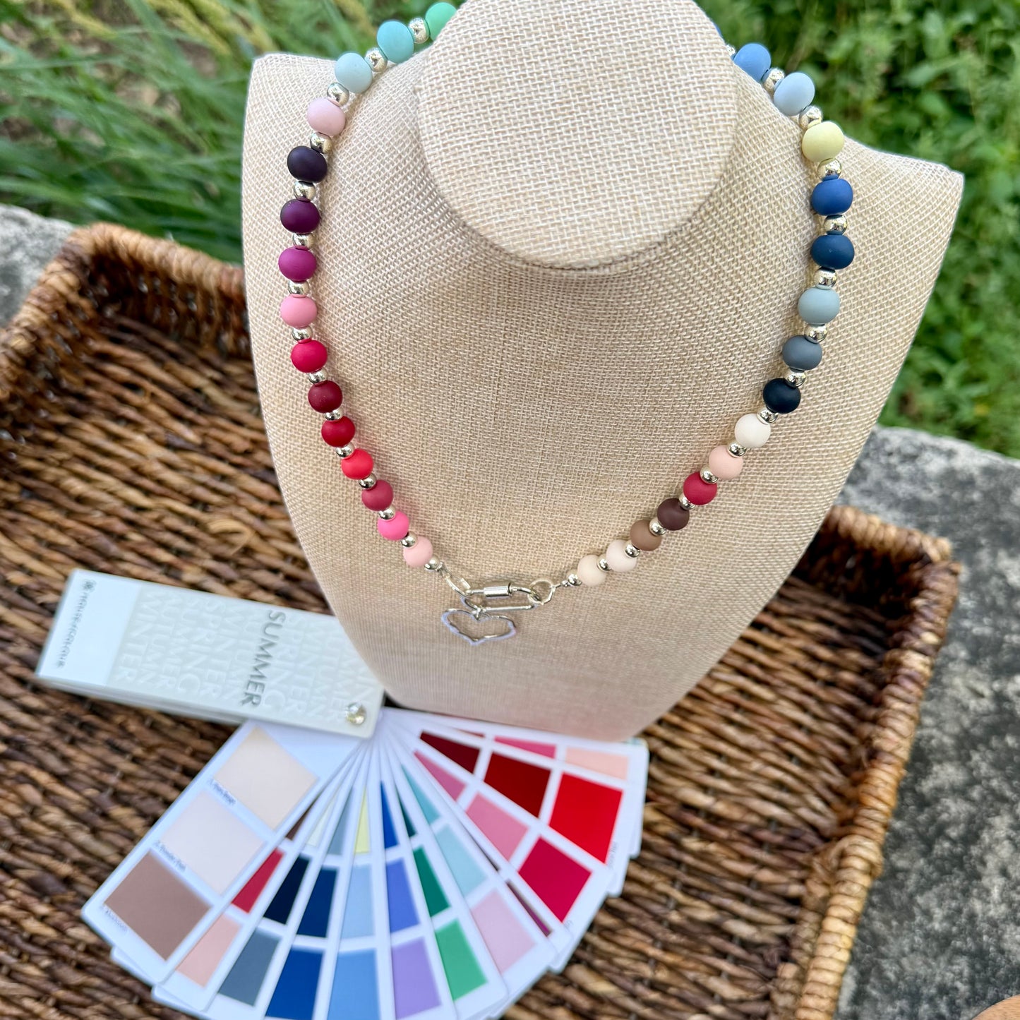 Palette Wearables | Carabiner Necklace | Summer