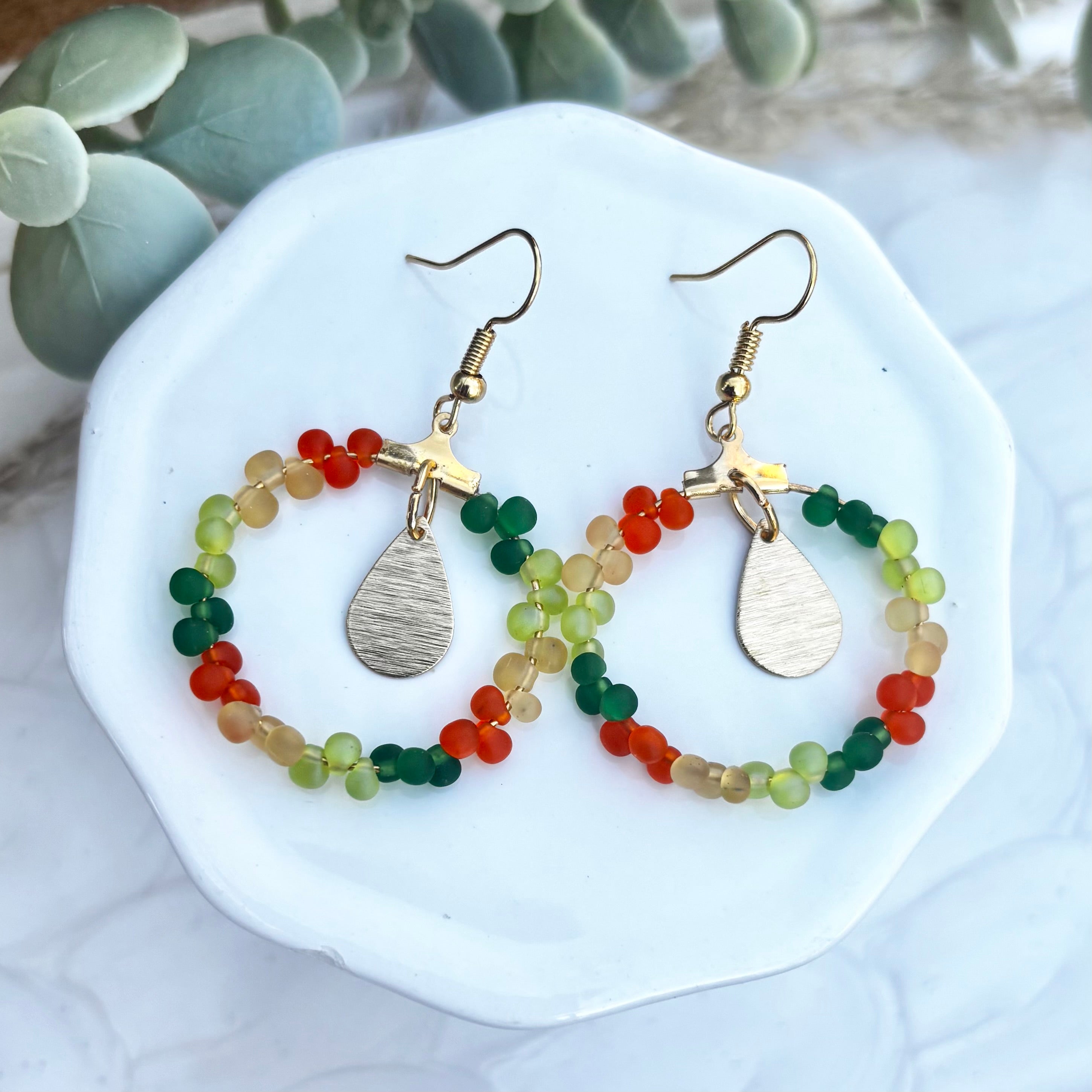 Jayla | Lime Green, Grass Green, Orange, Old Gold | Autumn