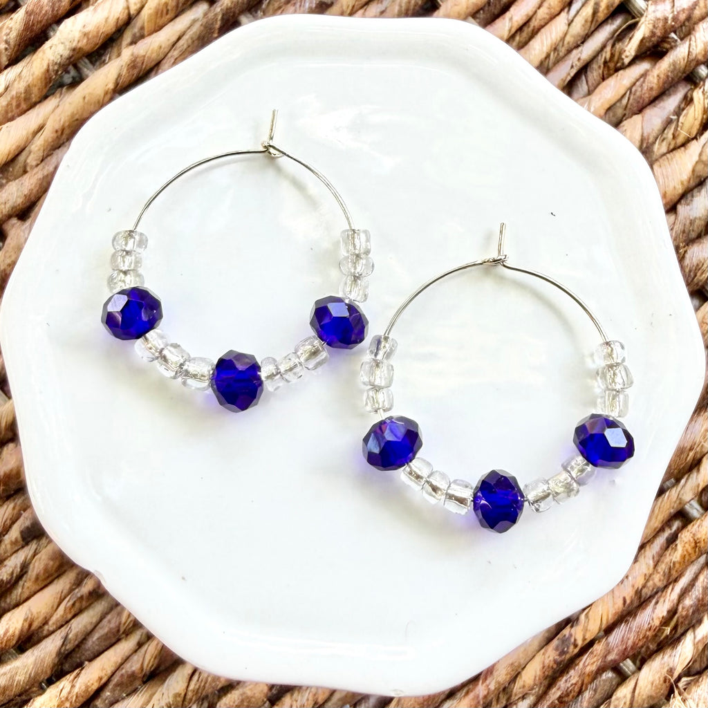 Malia | Navy and Silver | Winter