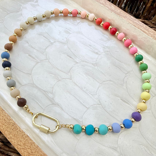 Palette Wearables | Carabiner Necklace | Spring