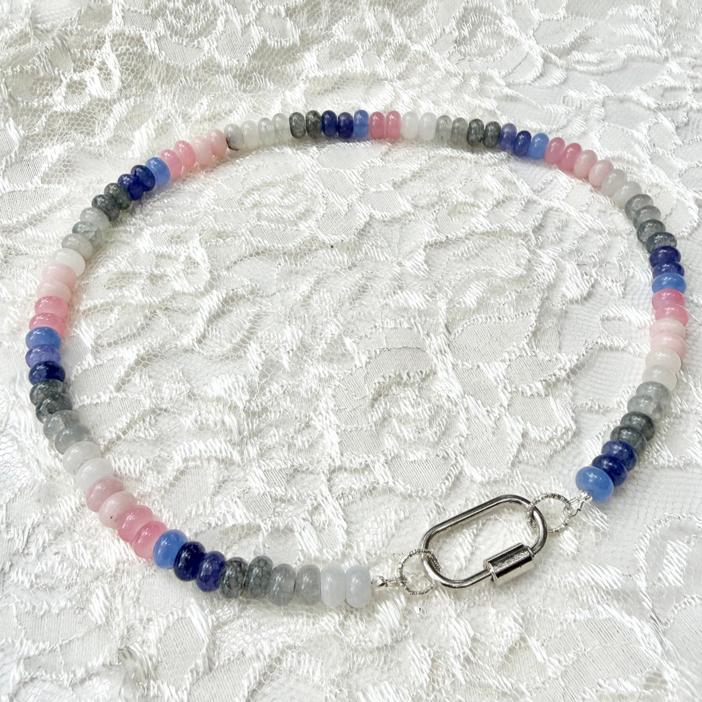 Ava | White, Grey, Blue, Pink | Soft Summer