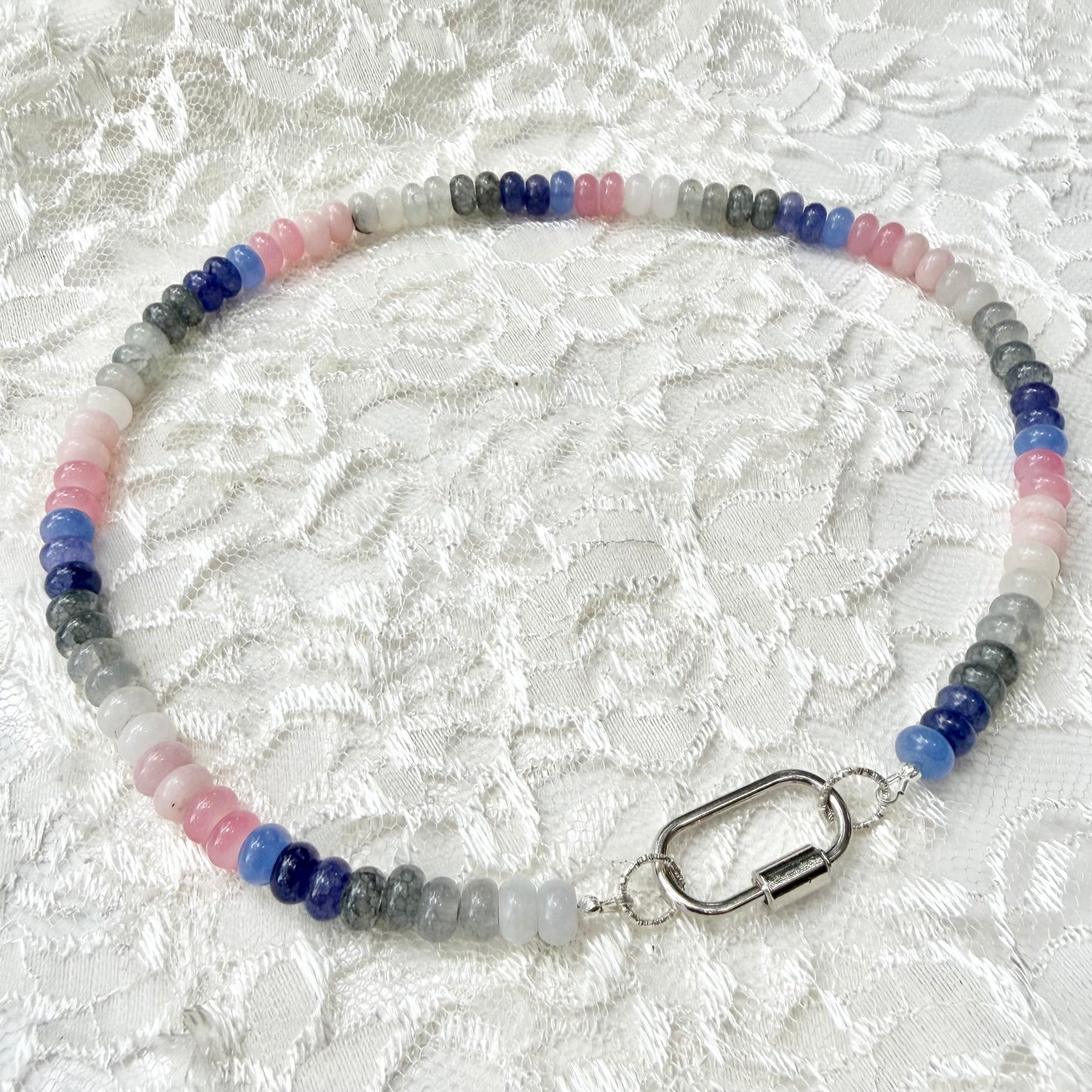 Ava | White, Grey, Blue, Pink | Soft Summer