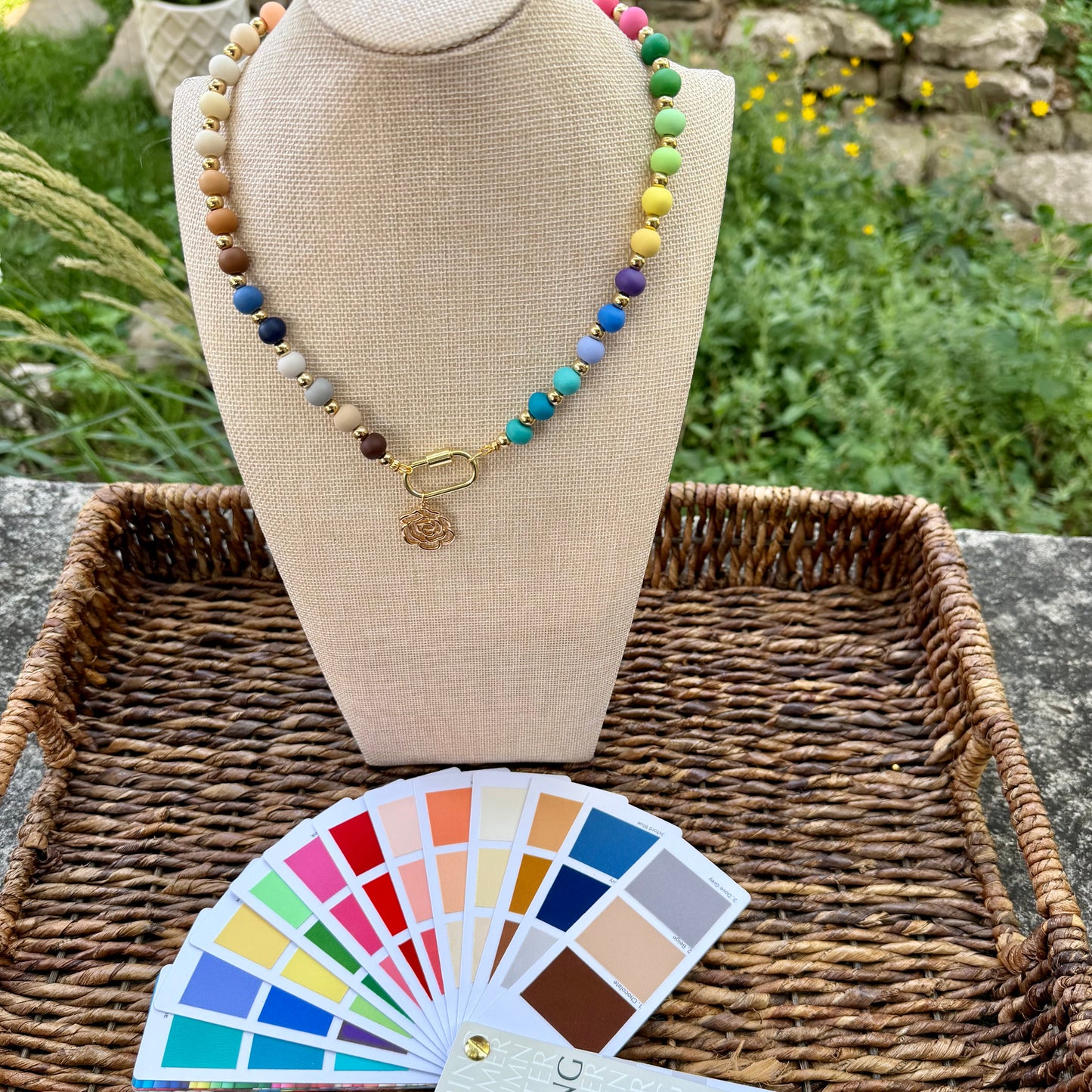 Palette Wearables | Carabiner Necklace | Spring