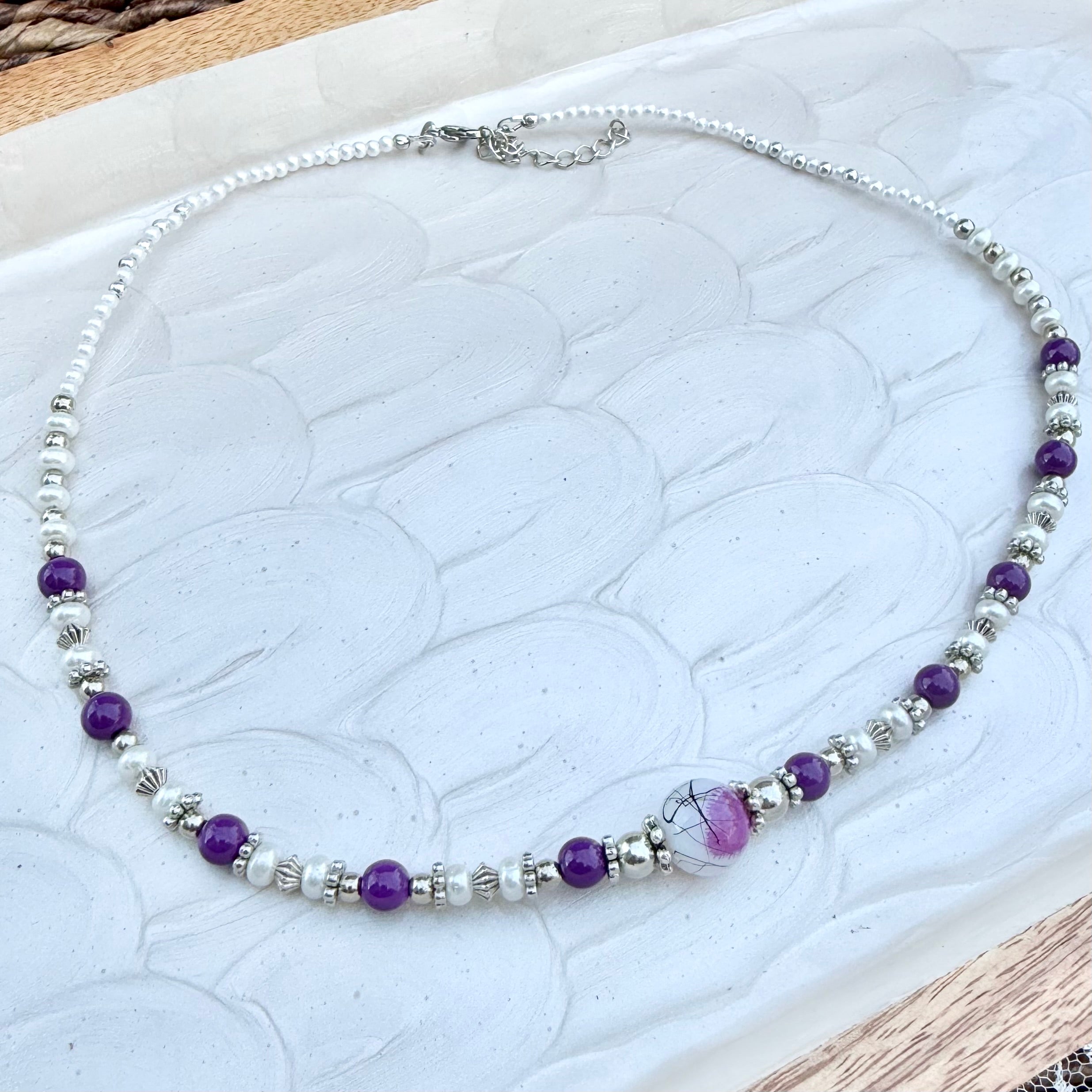 Alice | Soft White, Plum | Summer