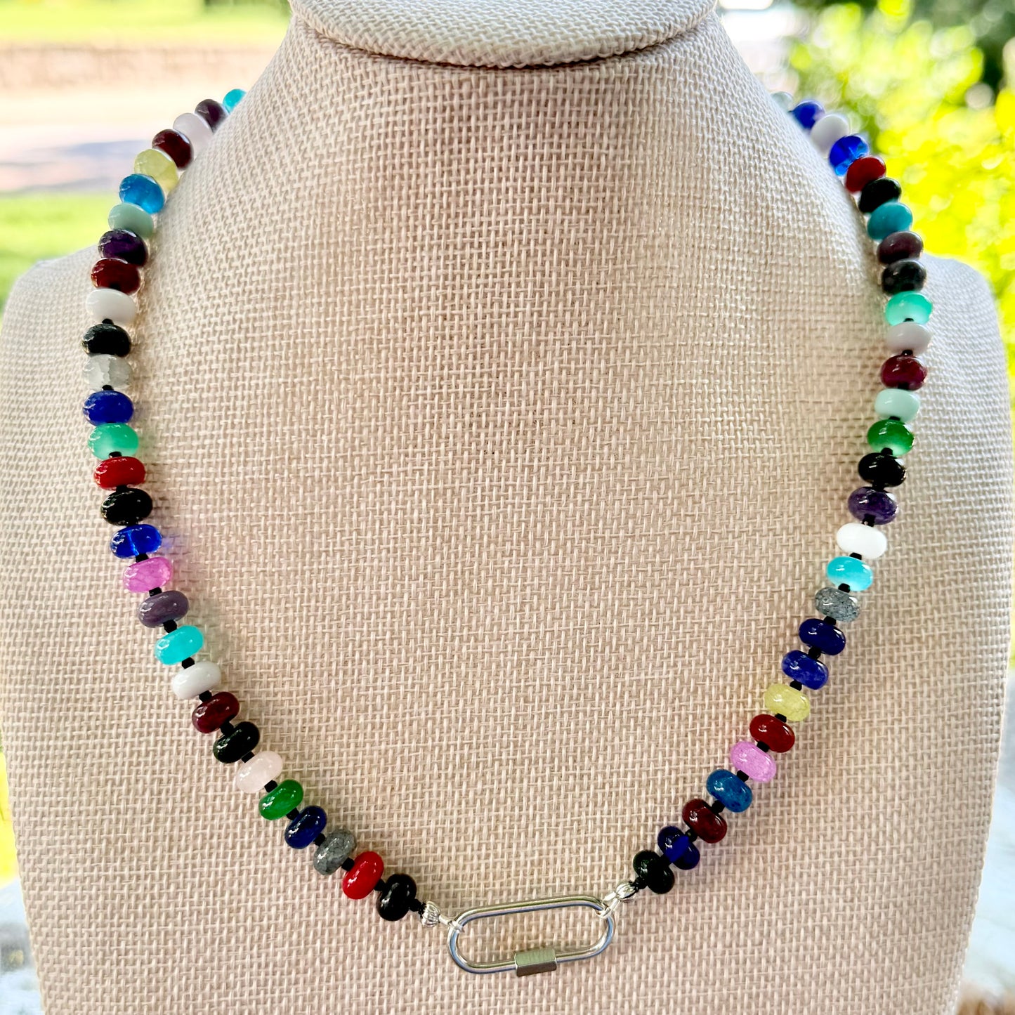 Ava | Scattered Multi with Black Faceted Spacers | Winter