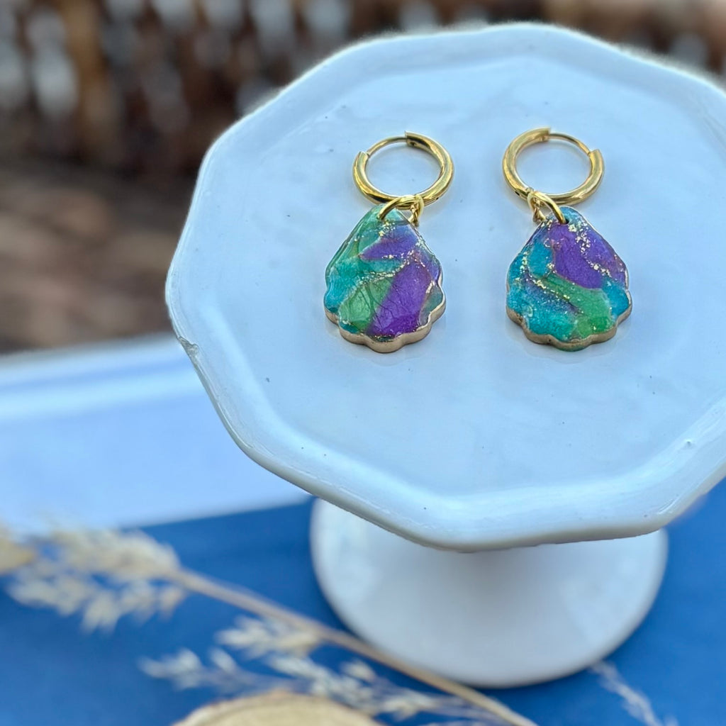 Fatima | Teardrop Hoop | Spring