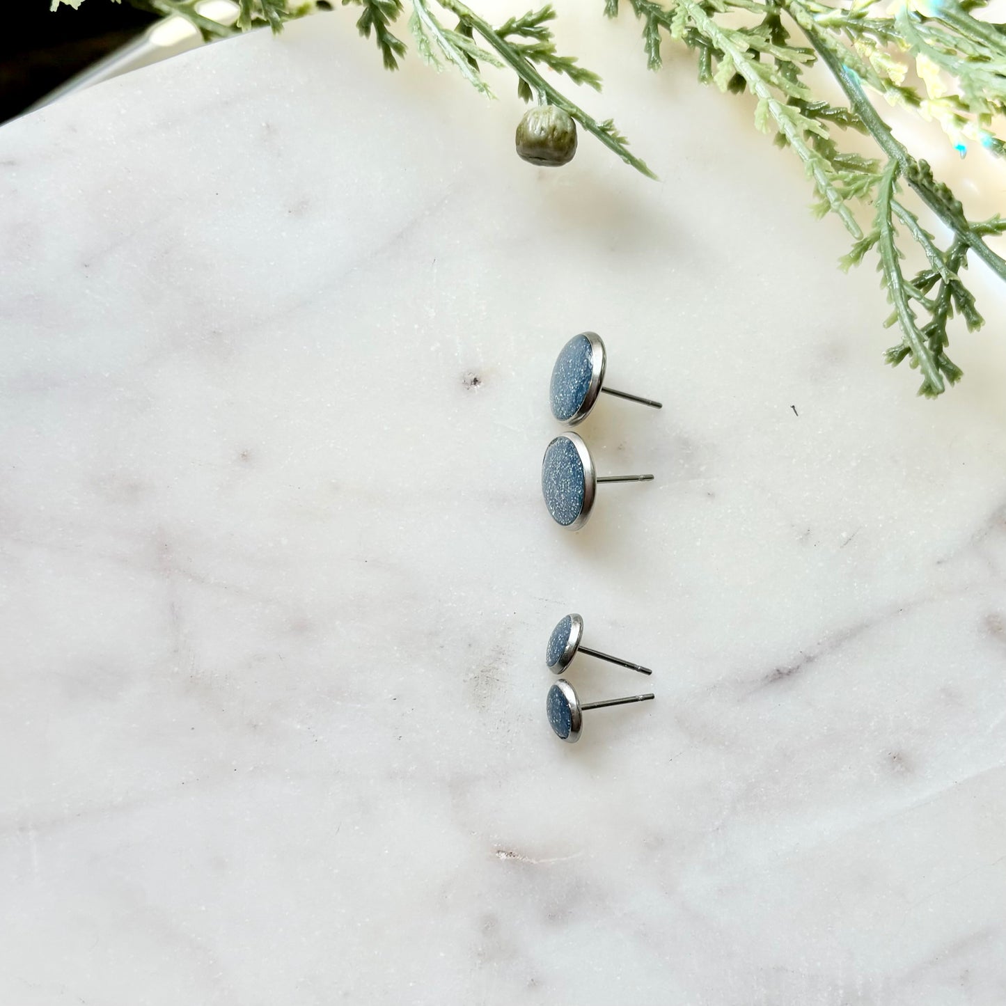 Gina | Mini Bevels | Blue Grey | Summer