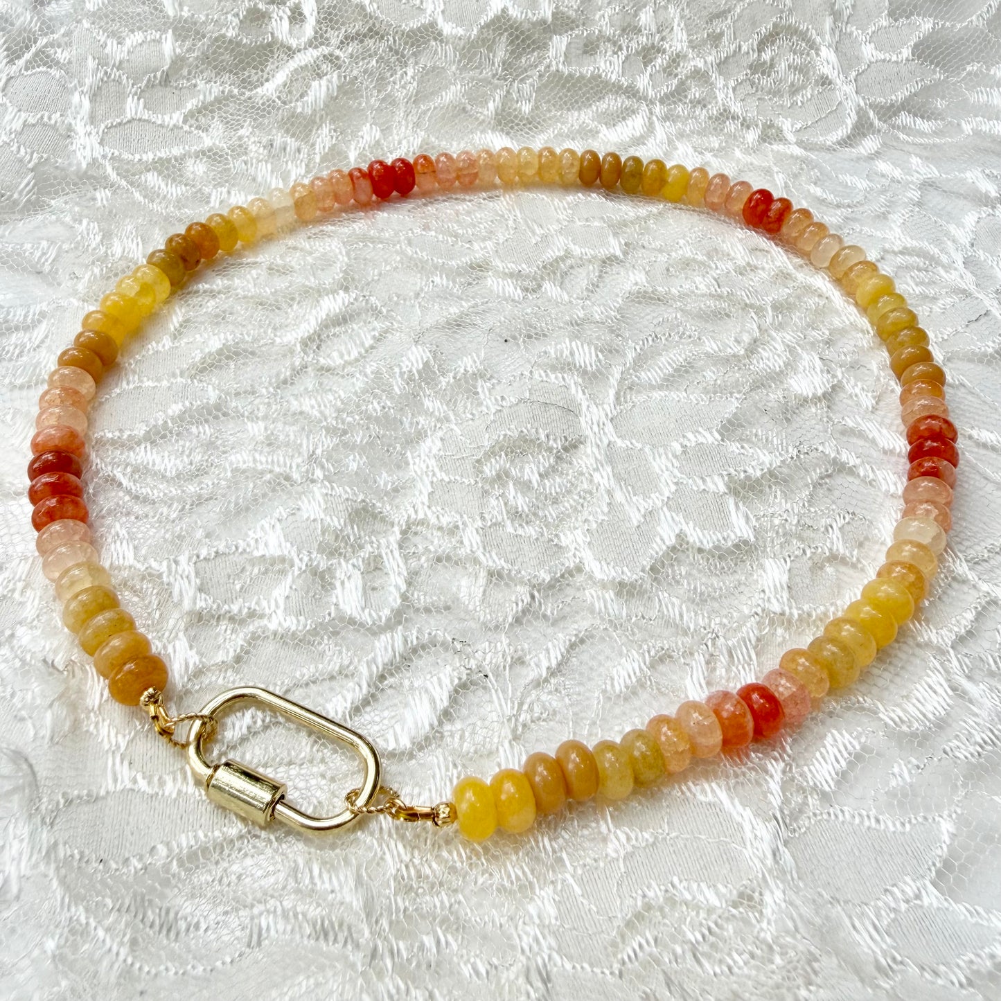 Ava | Yellow and Coral | True Autumn