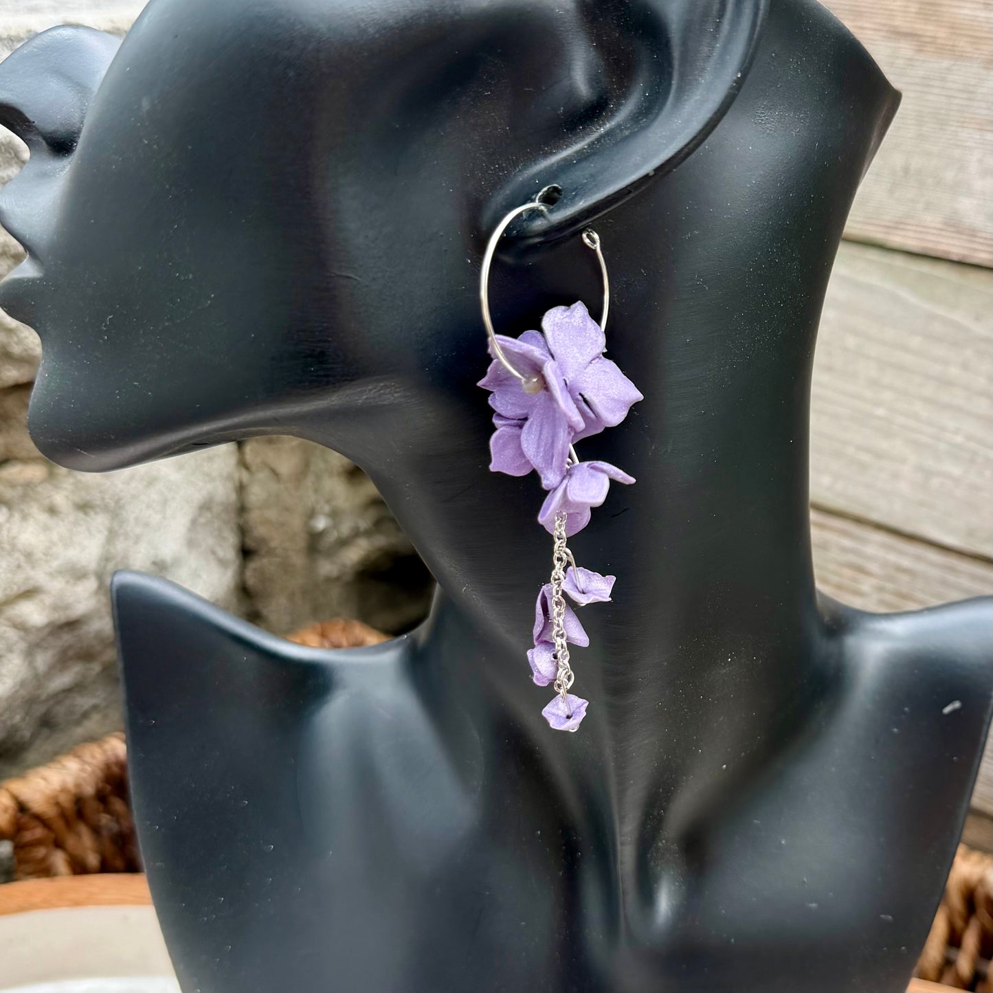 Amelia | Floral Hoop | Customizable
