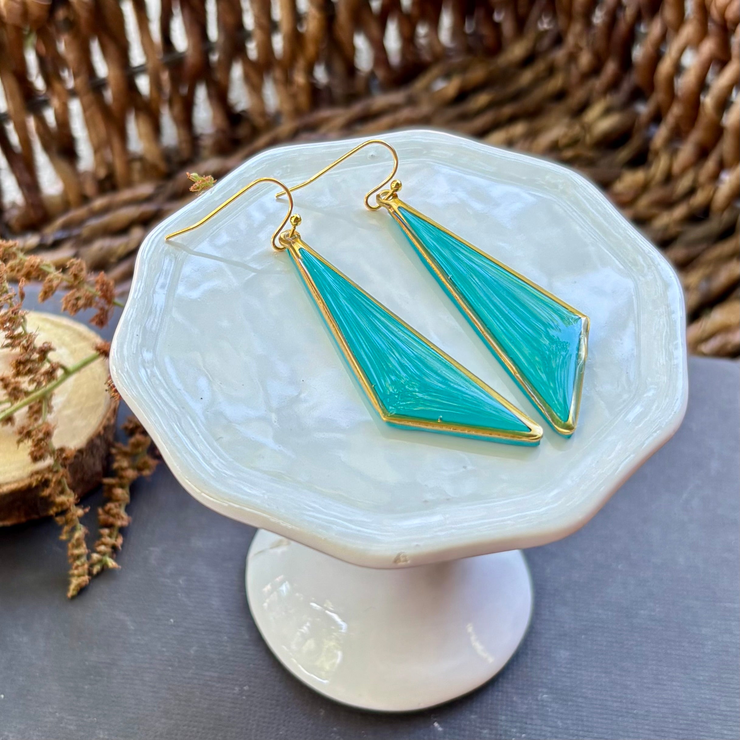 Parker | Triangle | Aquamarine