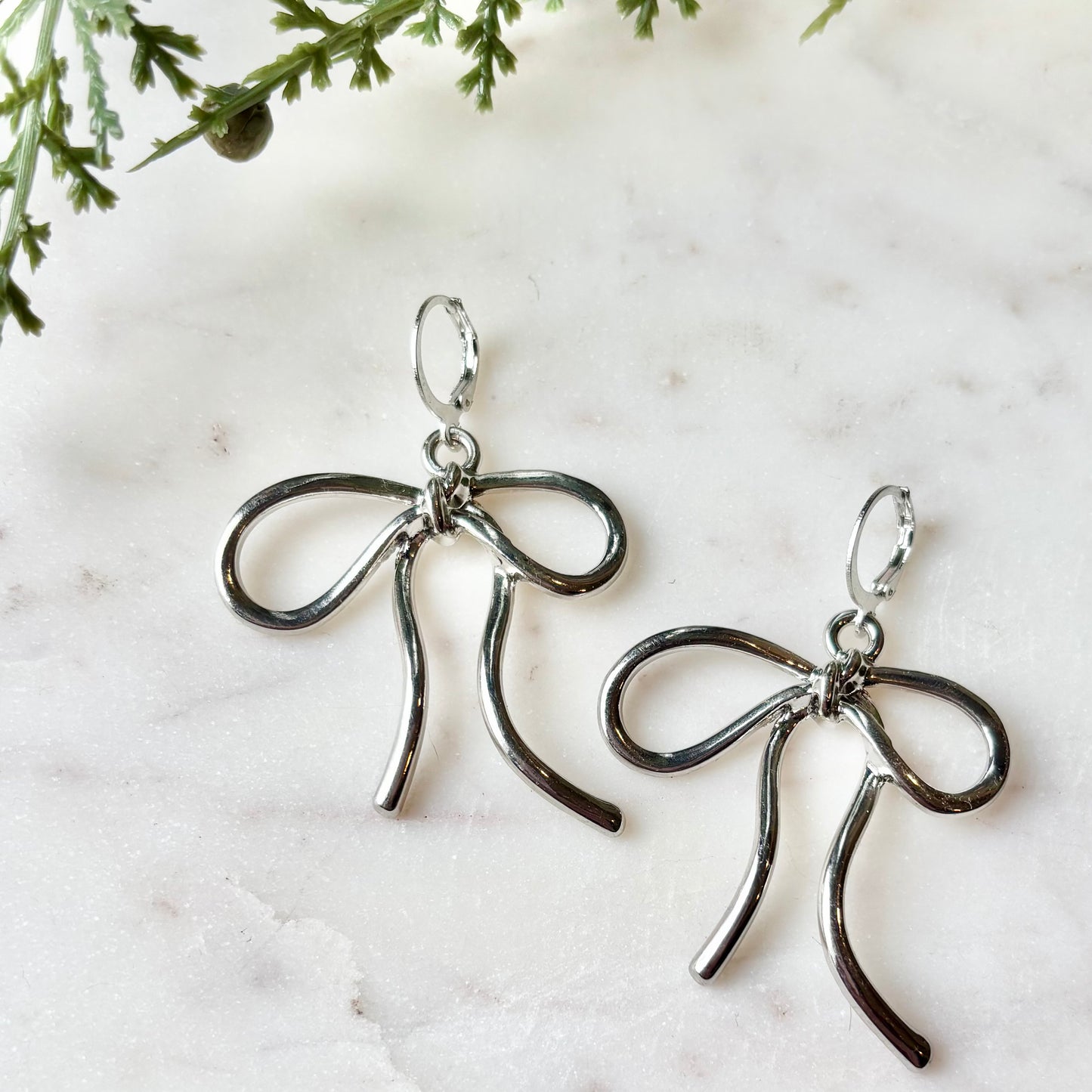 Charmed | Silver Large Bow | Summer and Winter