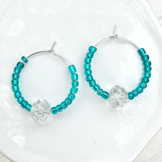 Malia | Lagoon Blue and Crystal | Winter