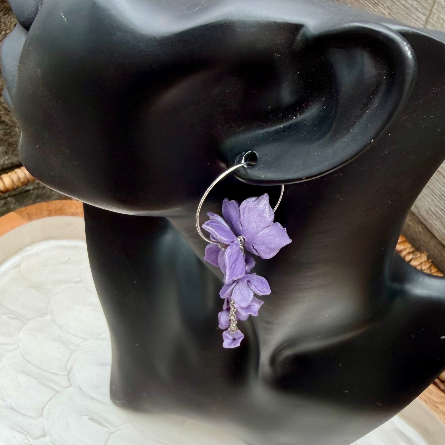 Amelia | Floral Hoop | Customizable